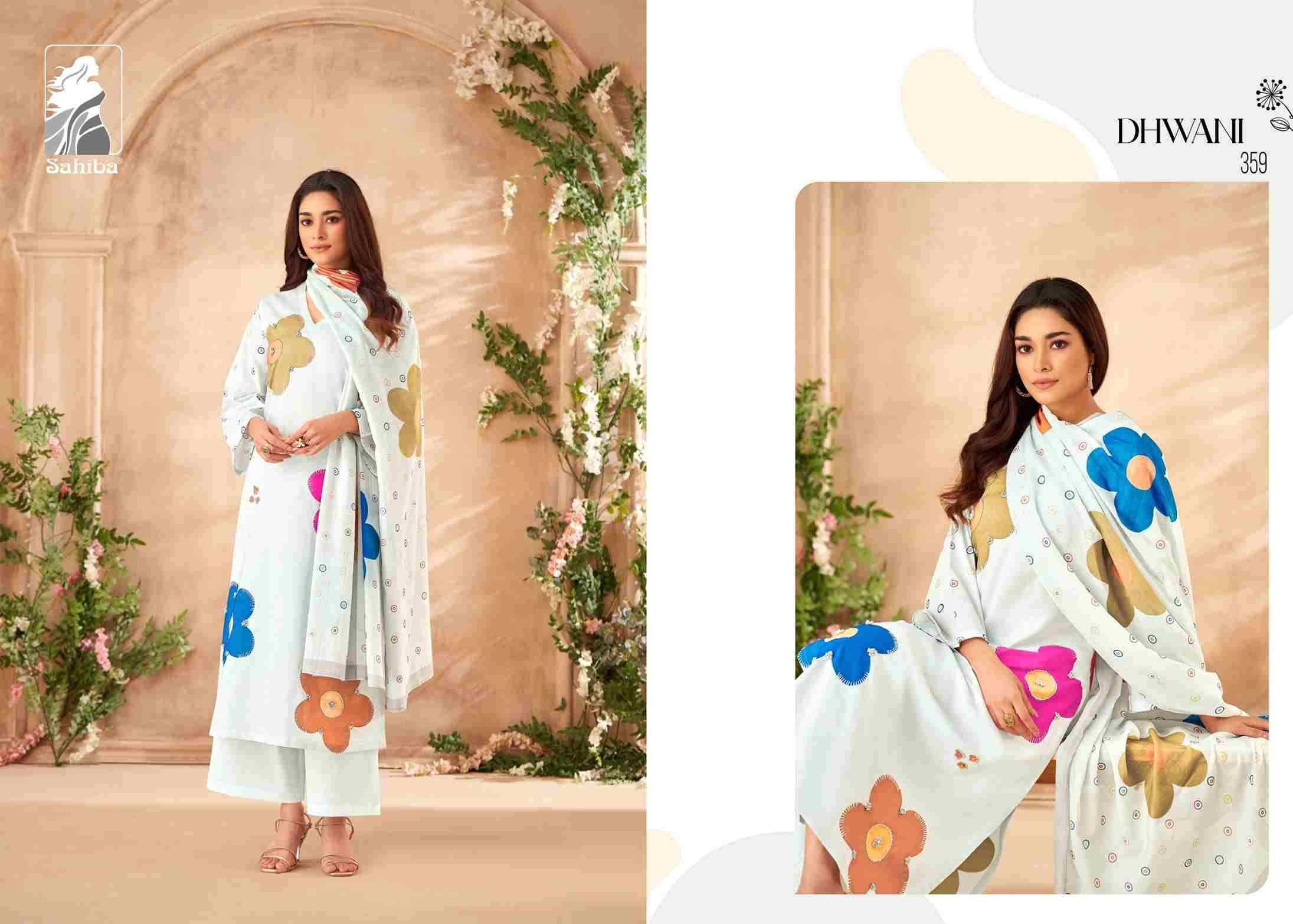 Dhwani By Sahiba Fabrics Beautiful Stylish Festive Suits Fancy Colorful Casual Wear & Ethnic Wear & Ready To Wear Pure Lawn Cotton With Embroidery Dresses At Wholesale Price