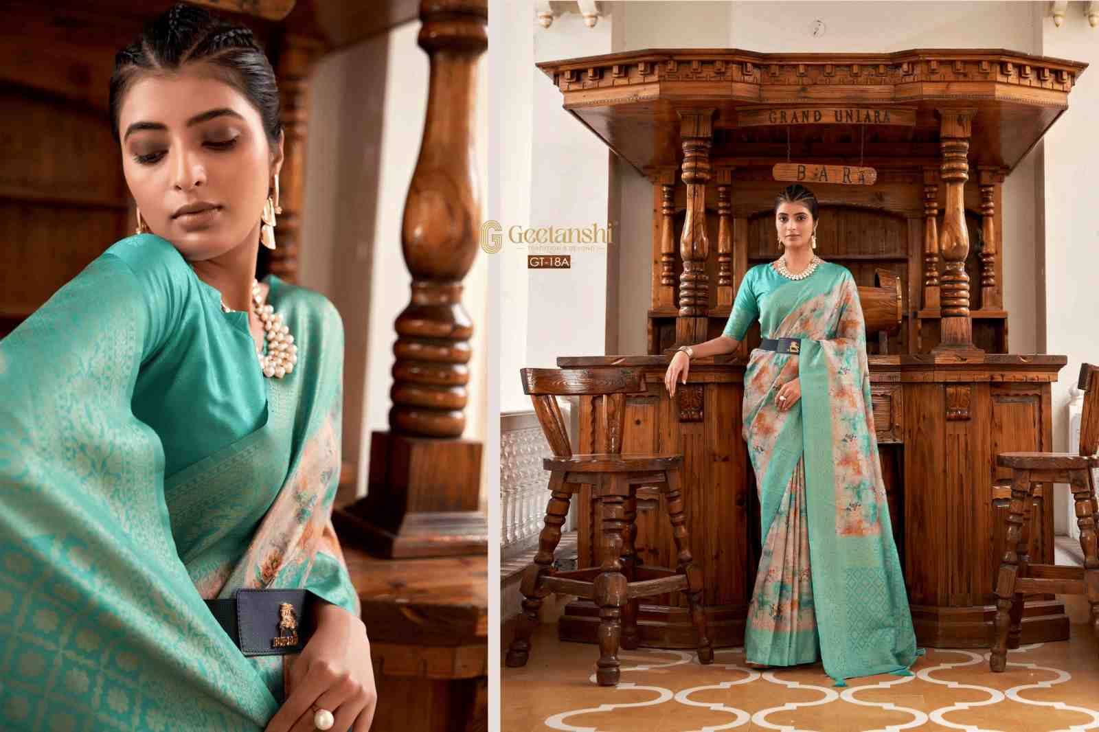 Sachita By Geetanshi 17-A To 22-B Series Indian Traditional Wear Collection Beautiful Stylish Fancy Colorful Party Wear & Occasional Wear Soft Nylon Sarees At Wholesale Price