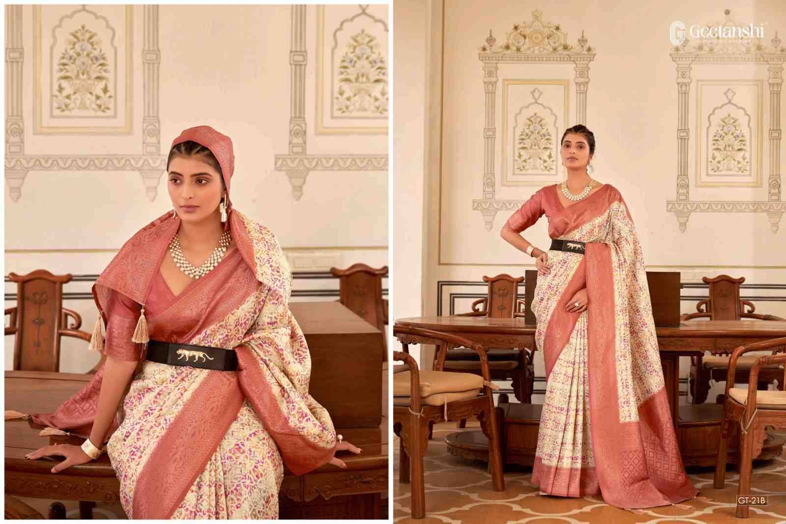 Sachita By Geetanshi 17-A To 22-B Series Indian Traditional Wear Collection Beautiful Stylish Fancy Colorful Party Wear & Occasional Wear Soft Nylon Sarees At Wholesale Price