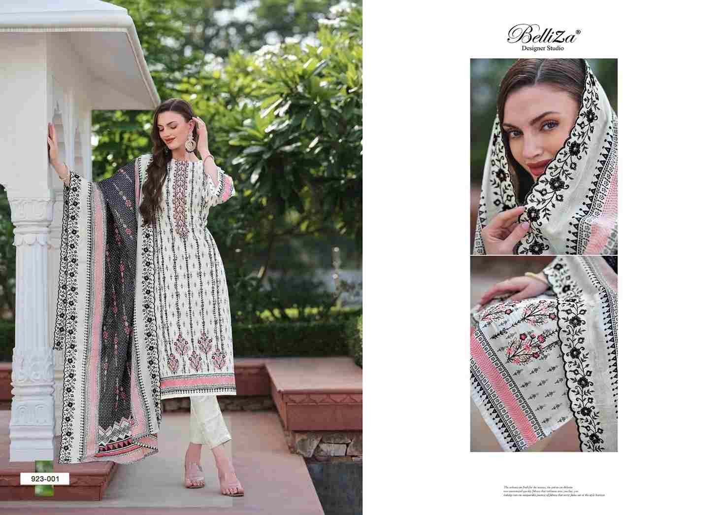 Zubiya By Belliza 923-001 To 923-008 Series Beautiful Festive Suits Stylish Fancy Colorful Casual Wear & Ethnic Wear Pure Cotton Print Dresses At Wholesale Price