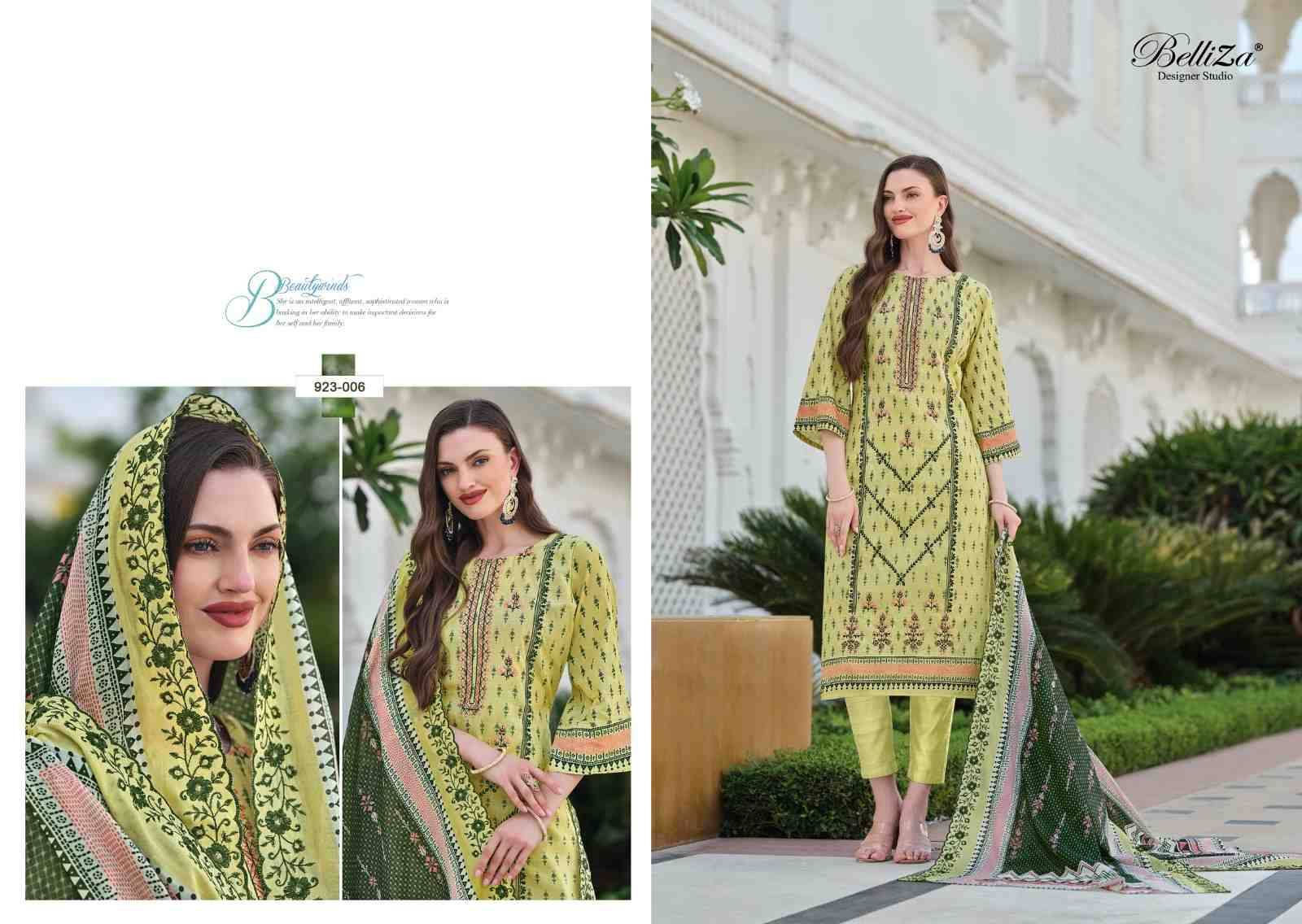 Zubiya By Belliza 923-001 To 923-008 Series Beautiful Festive Suits Stylish Fancy Colorful Casual Wear & Ethnic Wear Pure Cotton Print Dresses At Wholesale Price