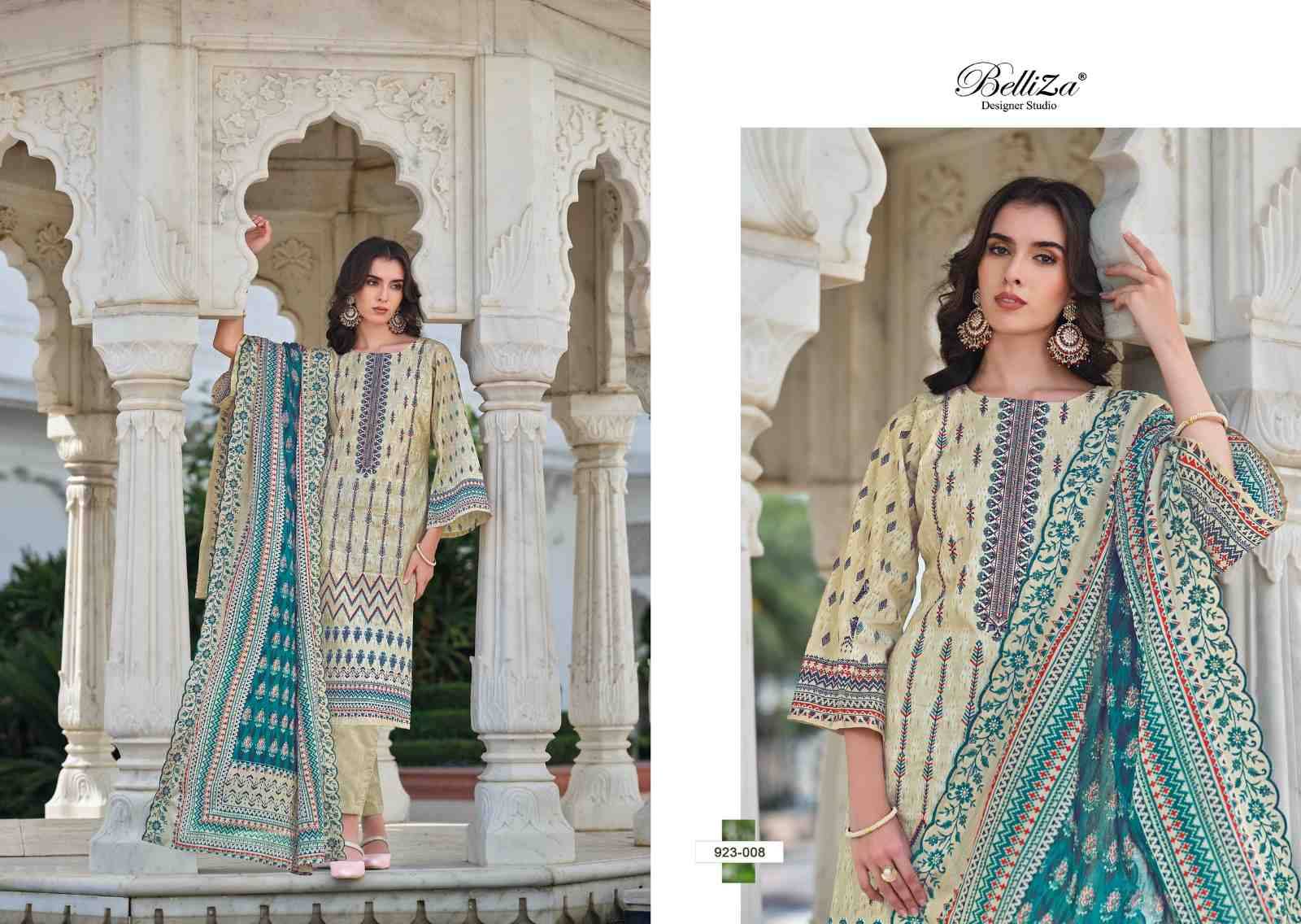 Zubiya By Belliza 923-001 To 923-008 Series Beautiful Festive Suits Stylish Fancy Colorful Casual Wear & Ethnic Wear Pure Cotton Print Dresses At Wholesale Price