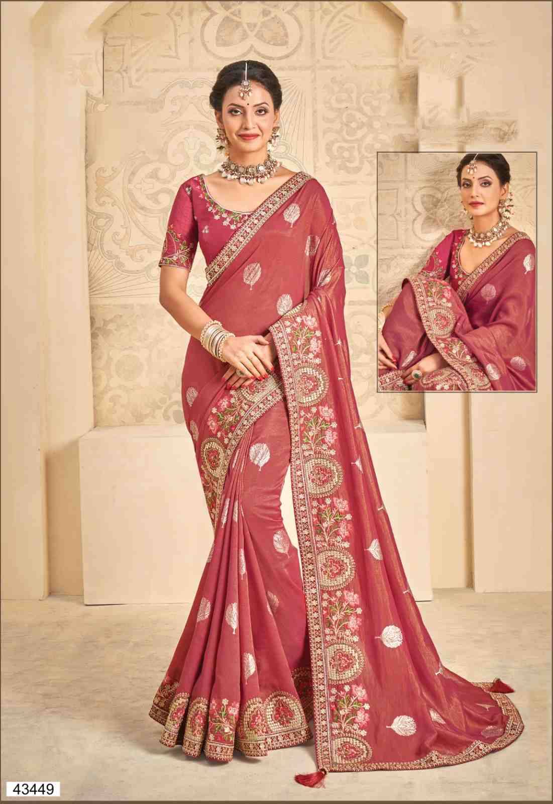 Helisha By Mahotsav Creation 43447 To 43452 Series Indian Traditional Wear Collection Beautiful Stylish Fancy Colorful Party Wear & Occasional Wear Silk Sarees At Wholesale Price