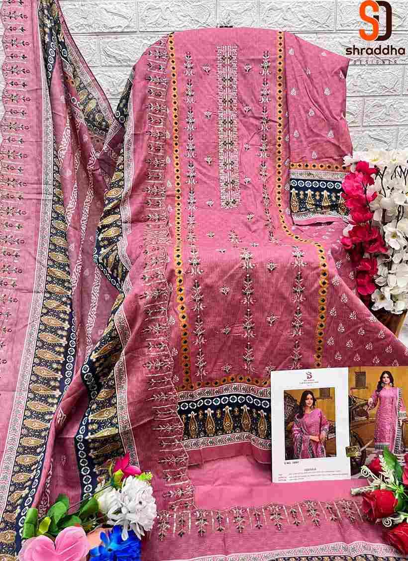 Bin Saeed Lawn Collection Vol-10 By Shraddha Designer 10001 To 10008 Series Designer Pakistani Suits Beautiful Fancy Stylish Colorful Party Wear & Occasional Wear Pure Cotton Print With Embroidery Dresses At Wholesale Price