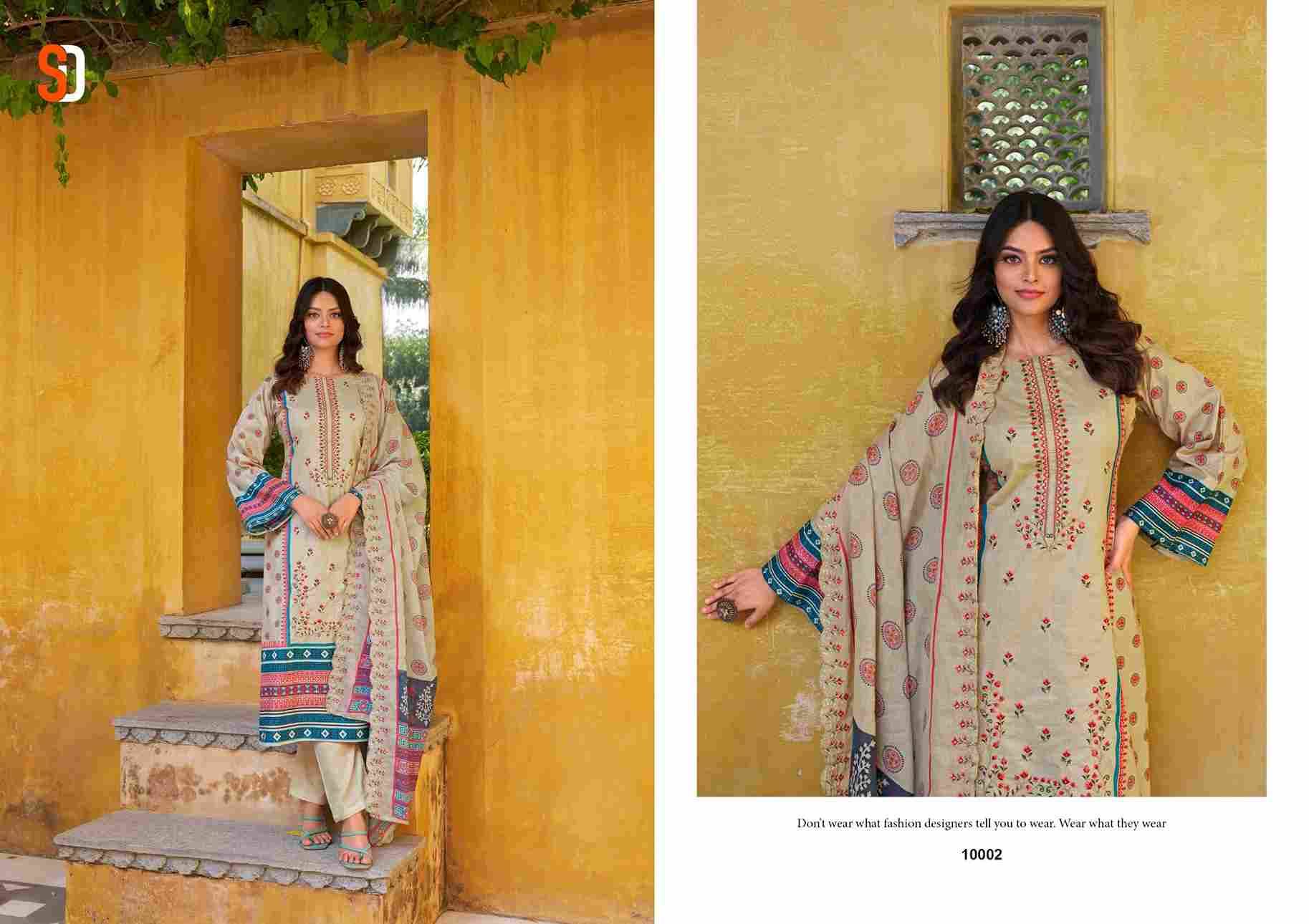 Bin Saeed Lawn Collection Vol-10 By Shraddha Designer 10001 To 10008 Series Designer Pakistani Suits Beautiful Fancy Stylish Colorful Party Wear & Occasional Wear Pure Cotton Print With Embroidery Dresses At Wholesale Price