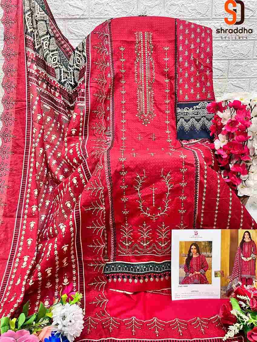 Bin Saeed Lawn Collection Vol-10 By Shraddha Designer 10001 To 10008 Series Designer Pakistani Suits Beautiful Fancy Stylish Colorful Party Wear & Occasional Wear Pure Cotton Print With Embroidery Dresses At Wholesale Price