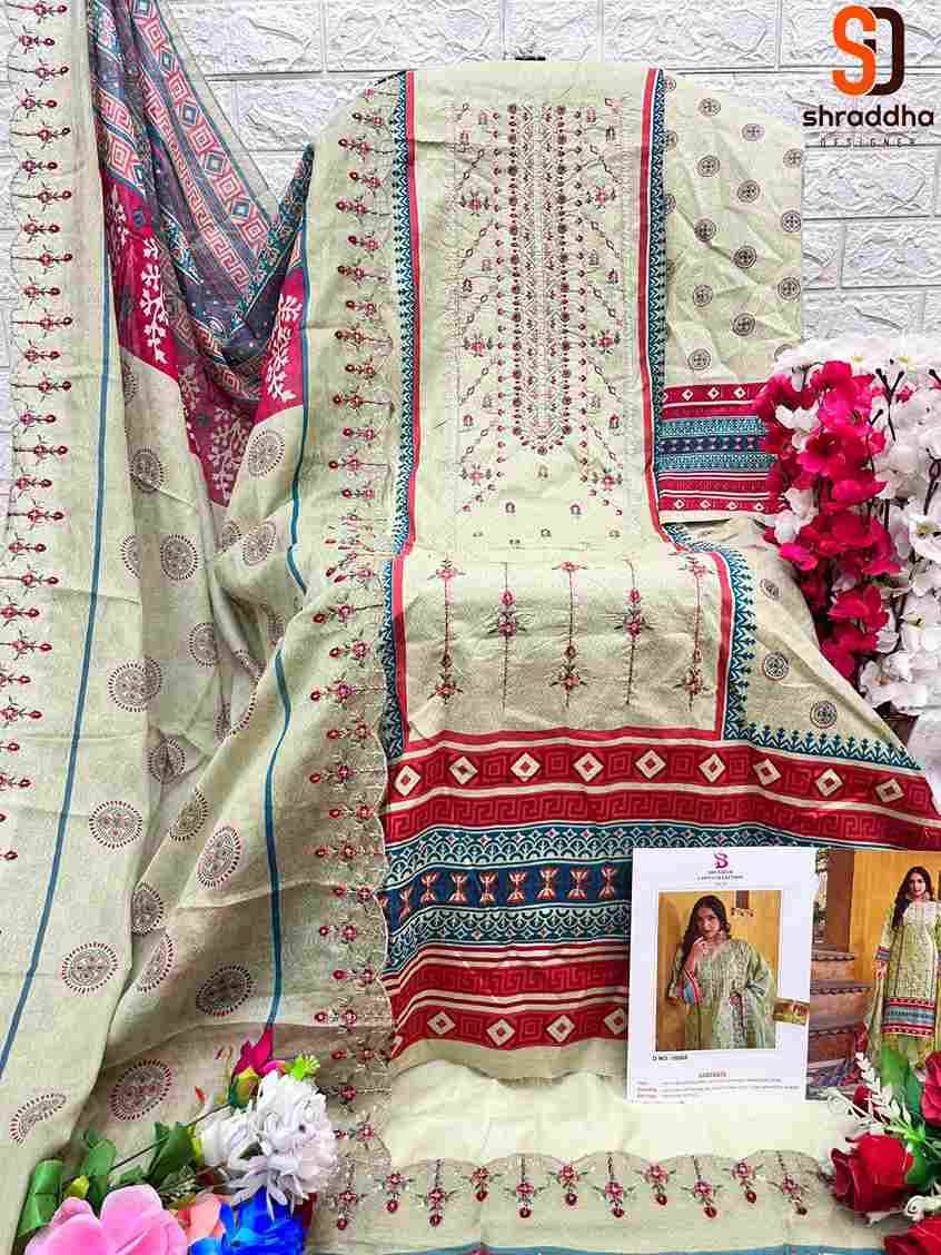 Bin Saeed Lawn Collection Vol-10 By Shraddha Designer 10001 To 10008 Series Designer Pakistani Suits Beautiful Fancy Stylish Colorful Party Wear & Occasional Wear Pure Cotton Print With Embroidery Dresses At Wholesale Price