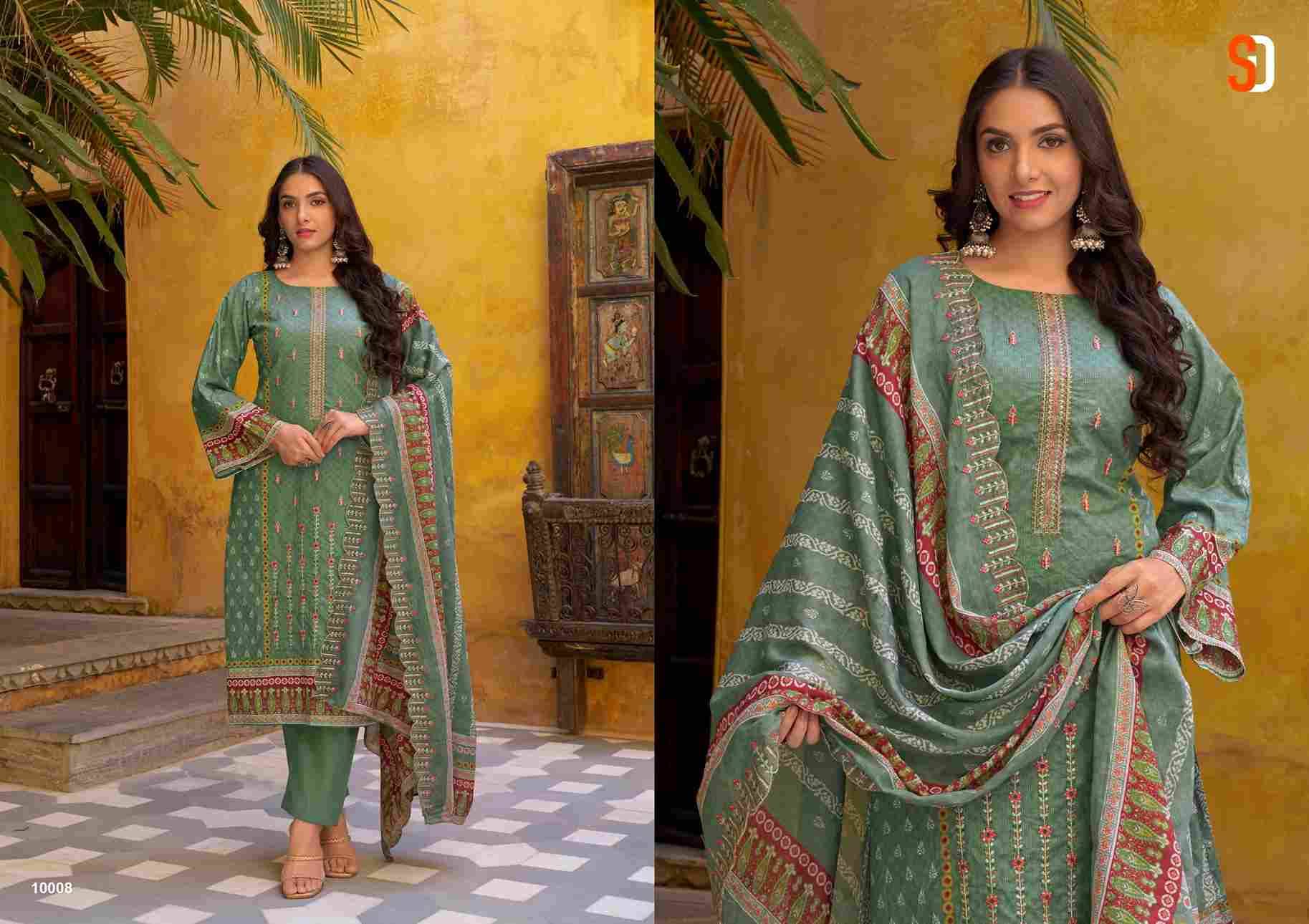 Bin Saeed Lawn Collection Vol-10 By Shraddha Designer 10001 To 10008 Series Designer Pakistani Suits Beautiful Fancy Stylish Colorful Party Wear & Occasional Wear Pure Cotton Print With Embroidery Dresses At Wholesale Price