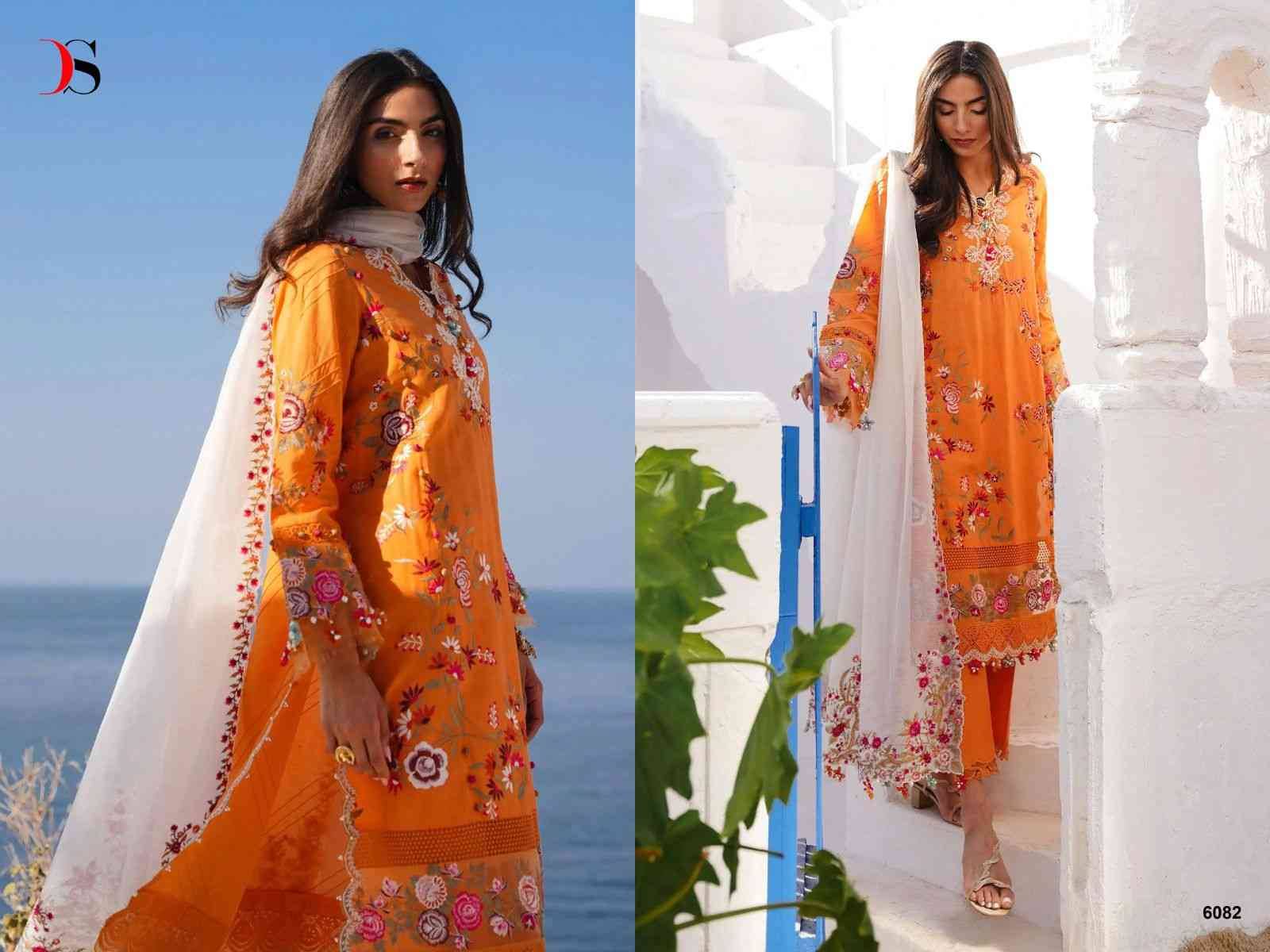 Sana Safinaz Muzlin Embroidered-24 By Deepsy Suits 6081 To 6086 Series Designer Pakistani Suits Beautiful Stylish Fancy Colorful Party Wear & Occasional Wear Pure Cotton Embroidered Dresses At Wholesale Price