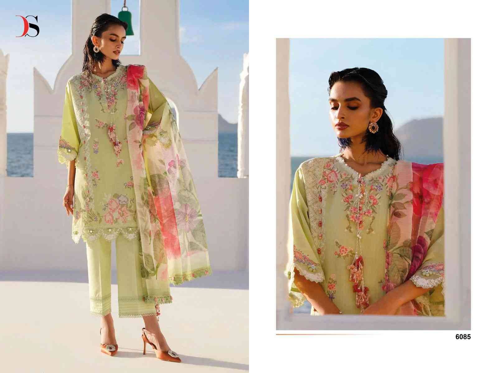 Sana Safinaz Muzlin Embroidered-24 By Deepsy Suits 6081 To 6086 Series Designer Pakistani Suits Beautiful Stylish Fancy Colorful Party Wear & Occasional Wear Pure Cotton Embroidered Dresses At Wholesale Price