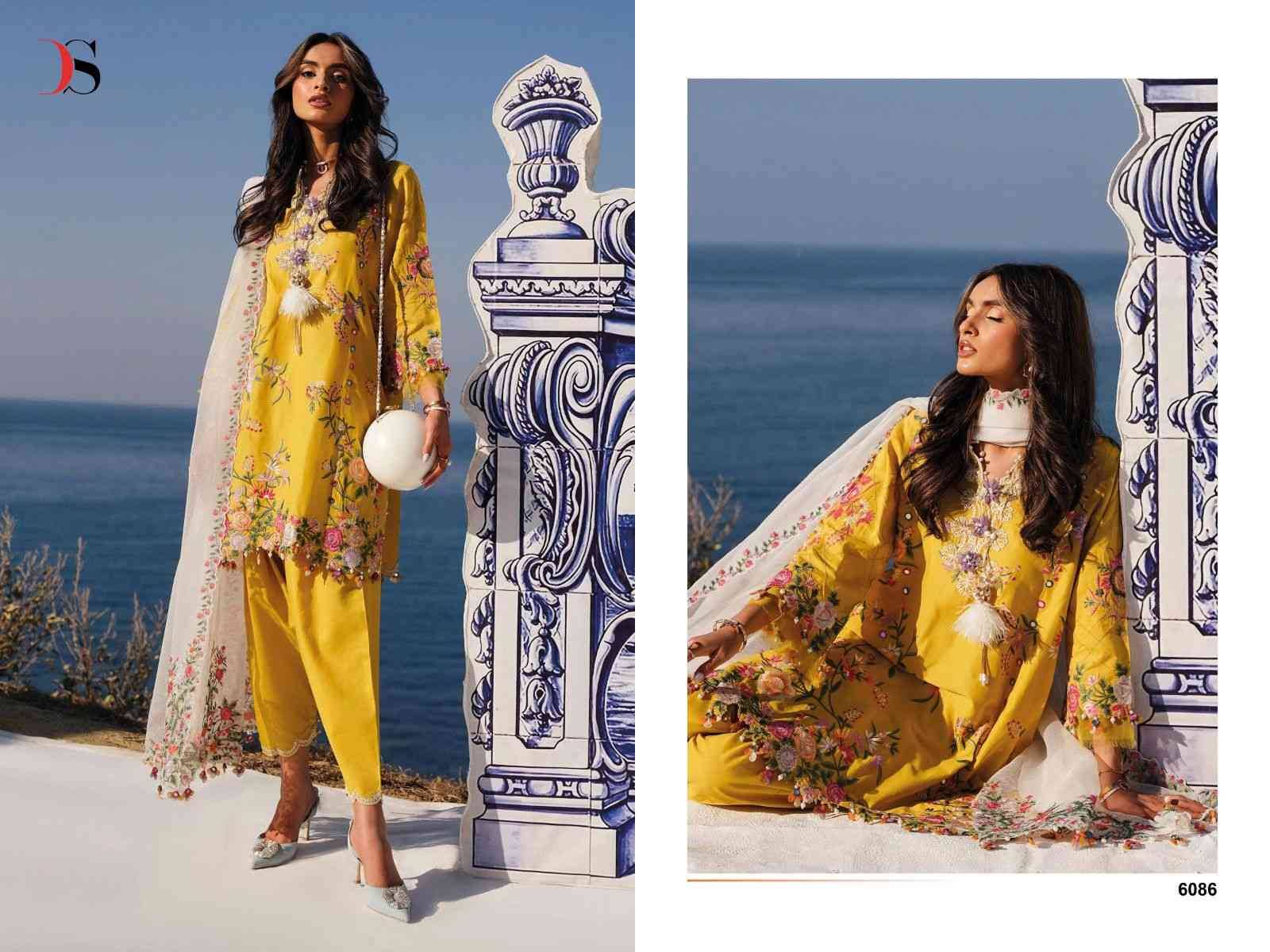 Sana Safinaz Muzlin Embroidered-24 By Deepsy Suits 6081 To 6086 Series Designer Pakistani Suits Beautiful Stylish Fancy Colorful Party Wear & Occasional Wear Pure Cotton Embroidered Dresses At Wholesale Price