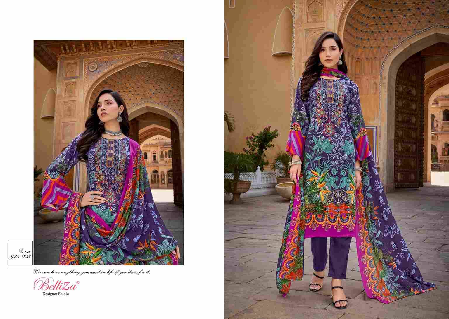 Riwayat By Belliza 925-001 To 925-008 Series Beautiful Festive Suits Stylish Fancy Colorful Casual Wear & Ethnic Wear Pure Viscose Rayon Print Dresses At Wholesale Price