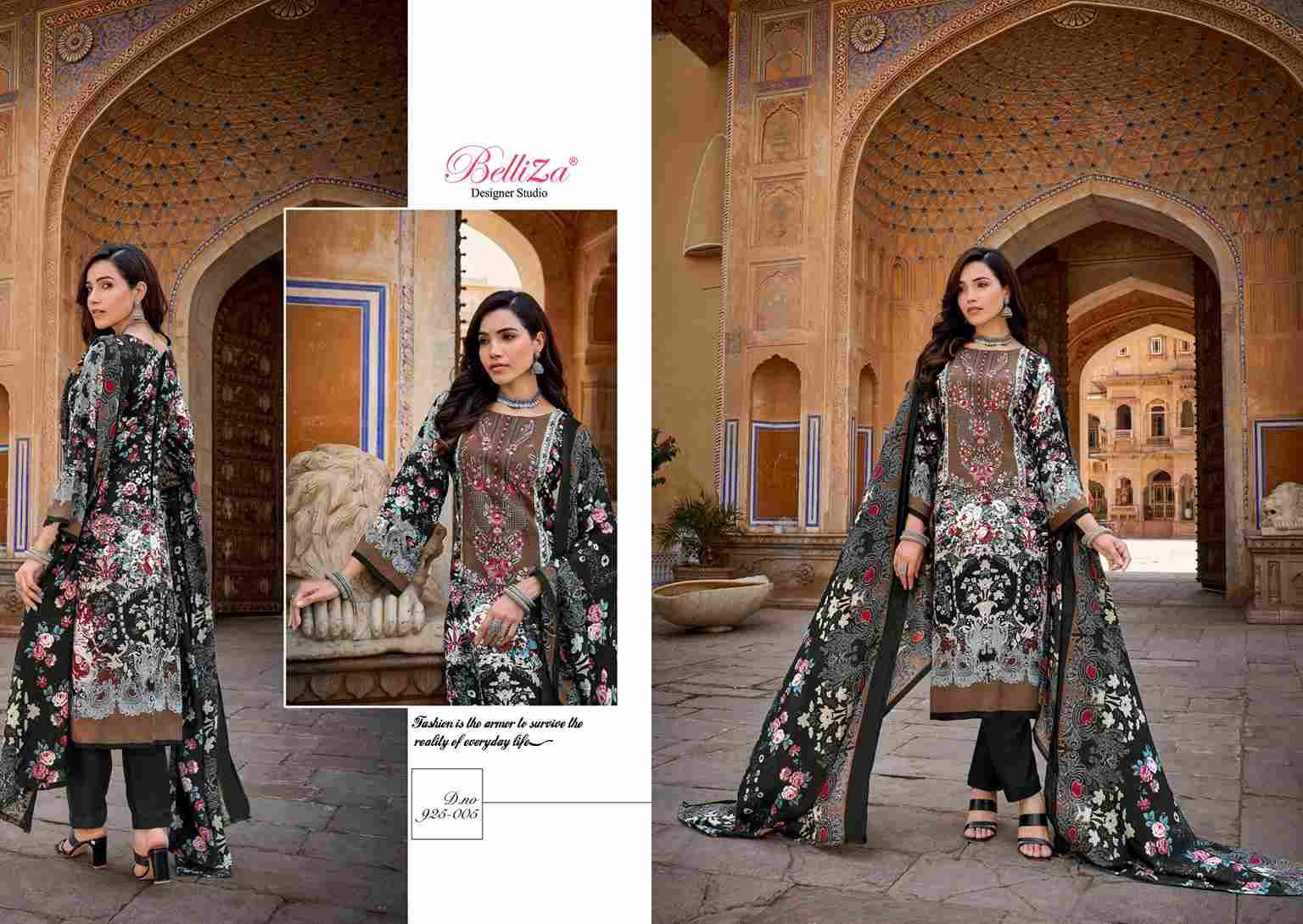 Riwayat By Belliza 925-001 To 925-008 Series Beautiful Festive Suits Stylish Fancy Colorful Casual Wear & Ethnic Wear Pure Viscose Rayon Print Dresses At Wholesale Price