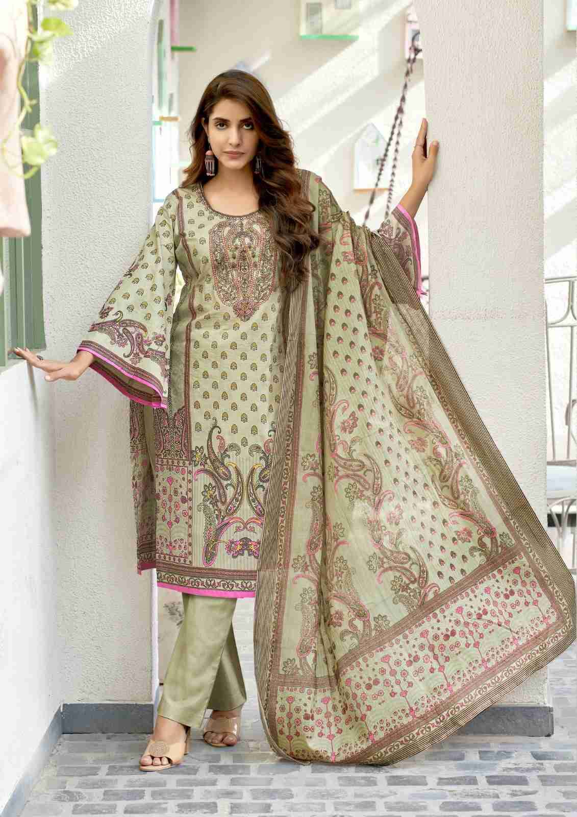 Nayra.A By Yashika Trends 1001 To 1008 Series Beautiful Festive Suits Colorful Stylish Fancy Casual Wear & Ethnic Wear Pure Cotton Print Dresses At Wholesale Price