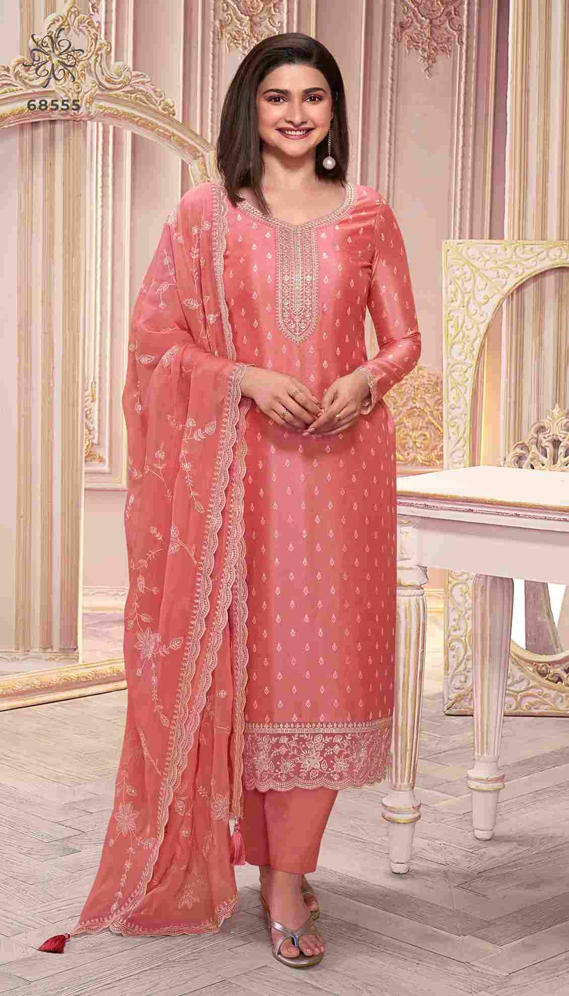 Purva By Vinay Fashion 68551 To 68556 Series Designer Festive Festive Suits Collection Beautiful Stylish Fancy Colorful Party Wear & Occasional Wear Silk Georgette Dresses At Wholesale Price