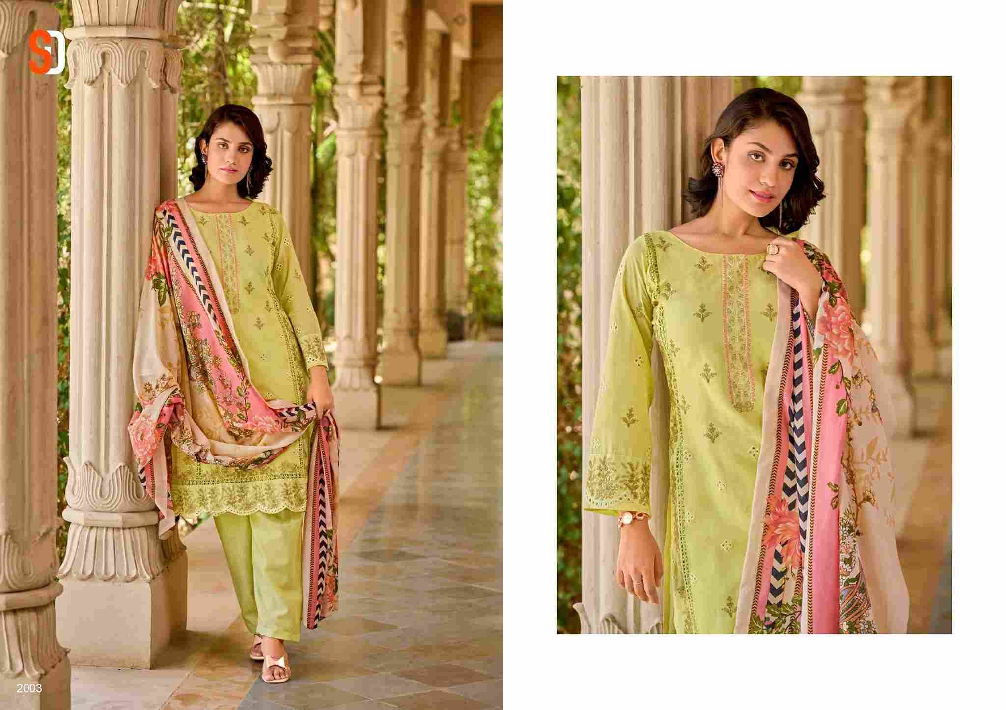 Charizma Vol-2 By Shraddha Designer 2001 To 2004 Series Beautiful Pakistani Suits Colorful Stylish Fancy Casual Wear & Ethnic Wear Pure Cotton With Embroidered Dresses At Wholesale Price