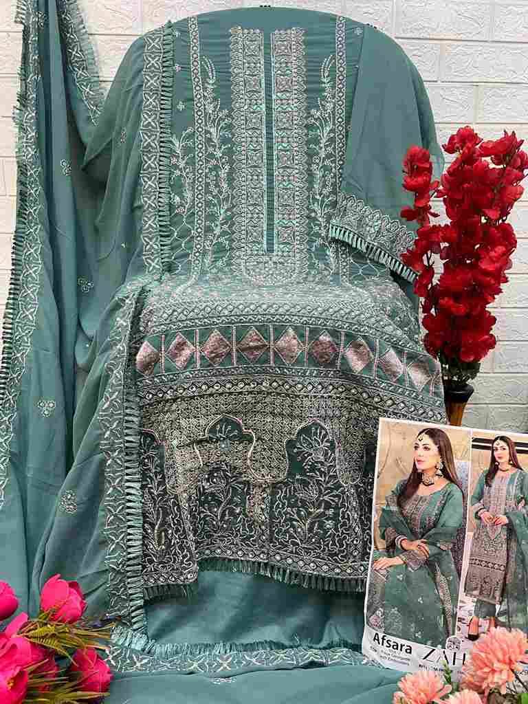 Afsara Vol-2 By Zaha 10292-A To 10292-D Series Beautiful Pakistani Suits Stylish Fancy Colorful Party Wear & Occasional Wear Faux Georgette With Embroidery Dresses At Wholesale Price