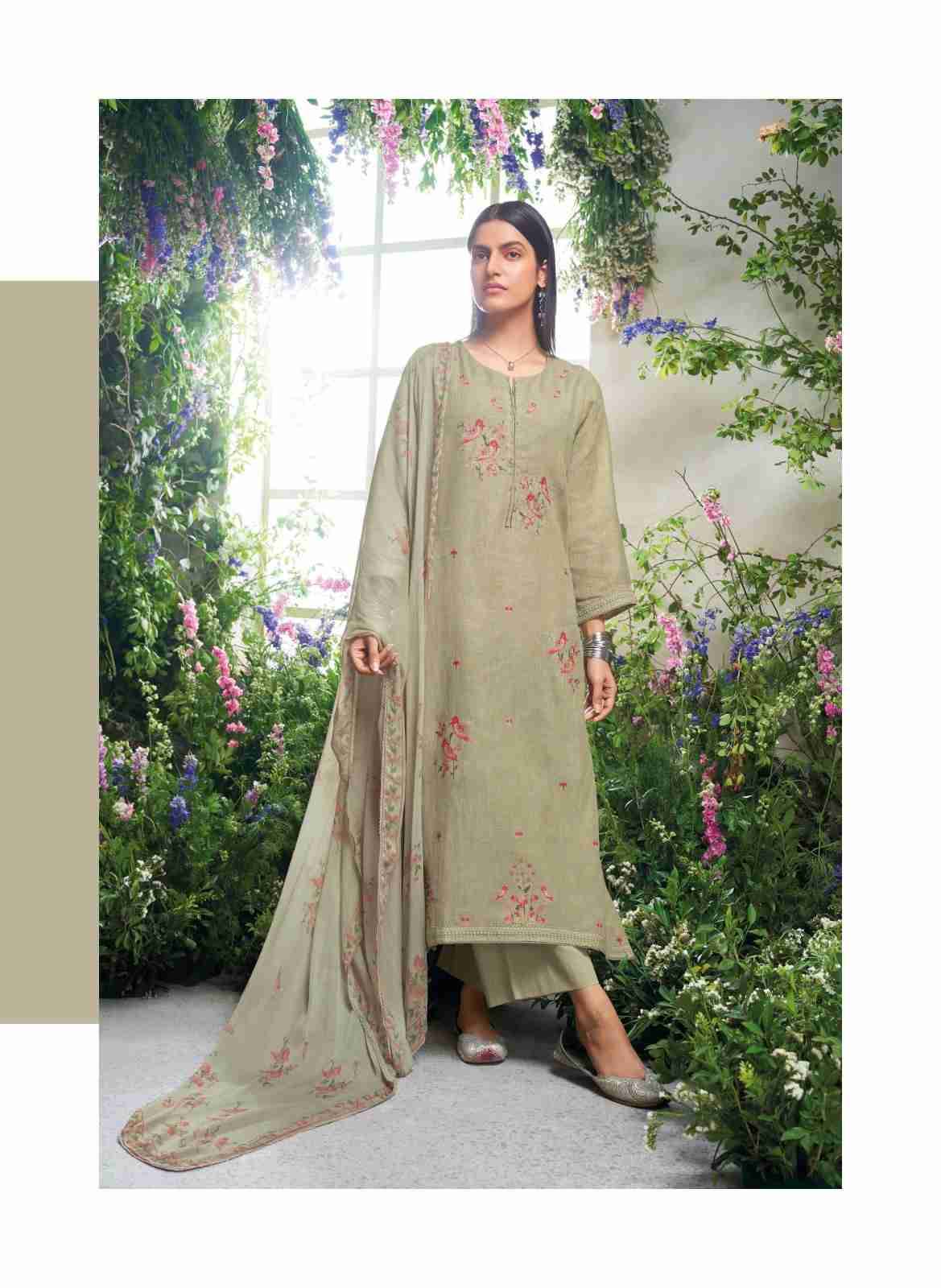 Shelah By Ganga Fashion 1777 To 1782 Series Designer Festive Suits Beautiful Fancy Colorful Stylish Party Wear & Occasional Wear Pure Linen Dresses At Wholesale Price