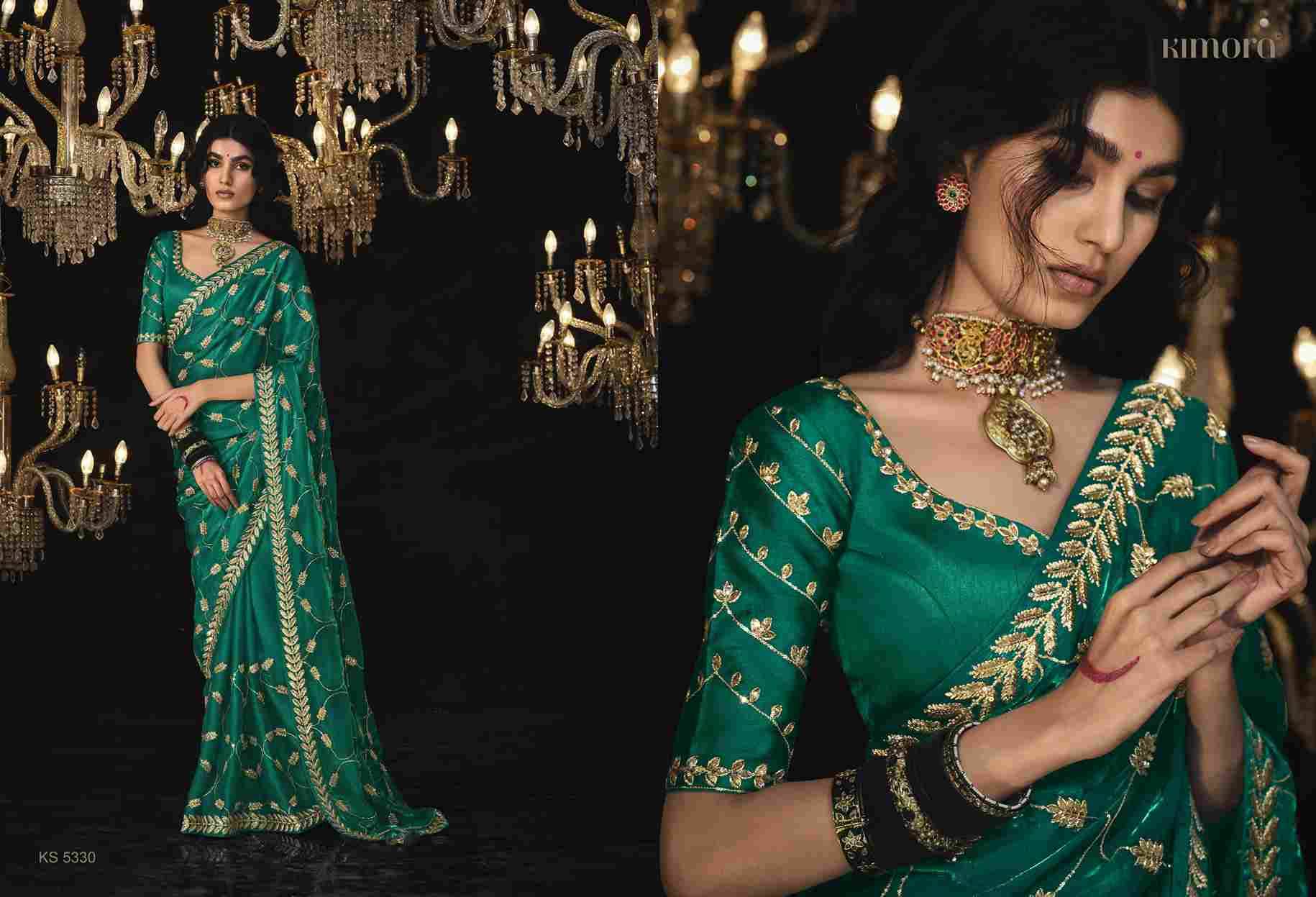 Kajal And Kimora 5330 Colours By Kimora Fashion 5330 To 5330-H Series Indian Traditional Wear Collection Beautiful Stylish Fancy Colorful Party Wear & Occasional Wear Tissue Silk Sarees At Wholesale Price