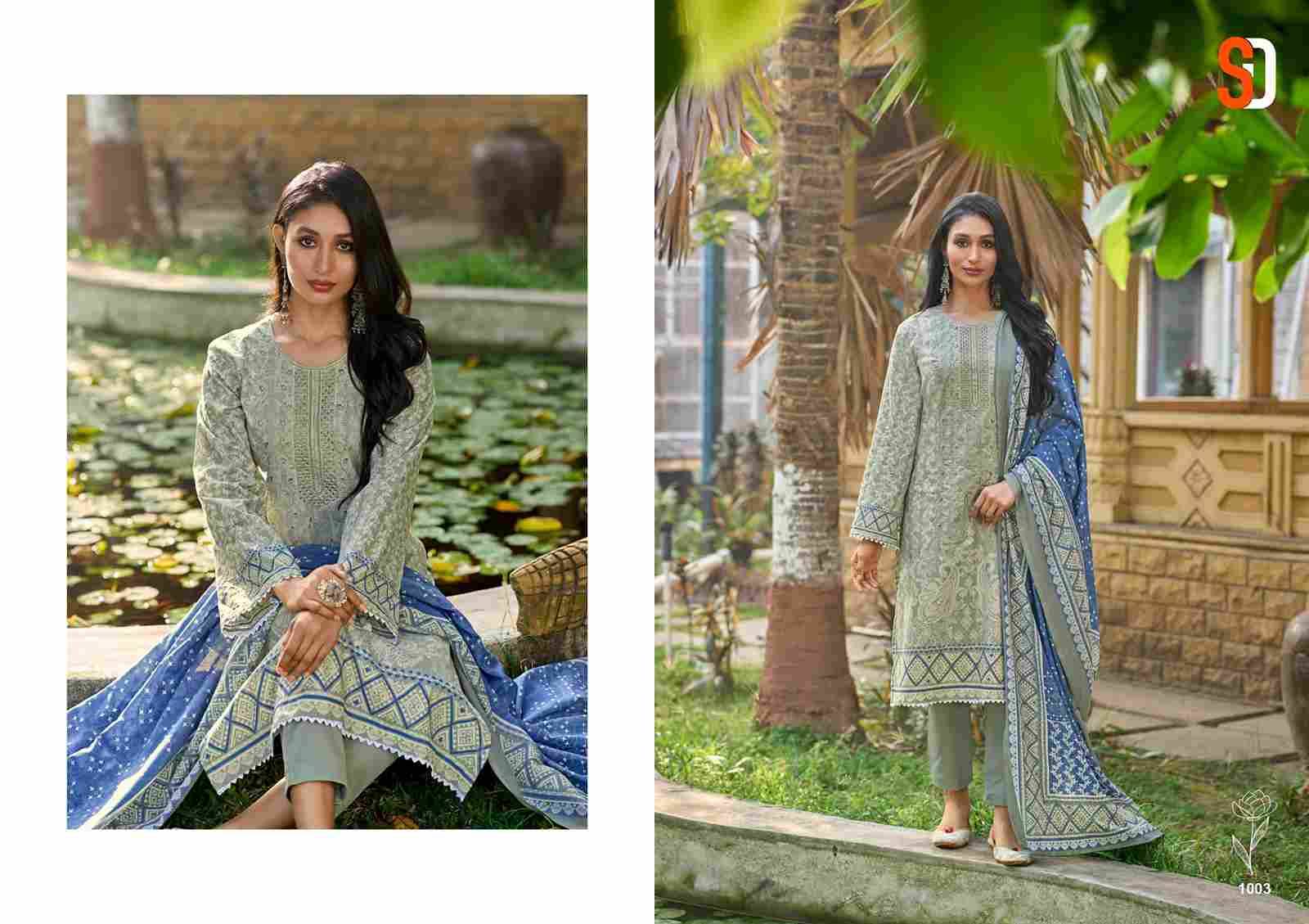 Bin Saeed Lawn Collection Vol-6 Nx By Shraddha Designer Designer Pakistani Suits Beautiful Fancy Stylish Colorful Party Wear & Occasional Wear Pure Cotton Print With Embroidery Dresses At Wholesale Price