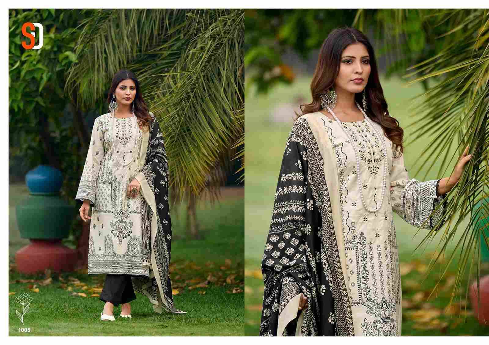 Bin Saeed Lawn Collection Vol-6 Nx By Shraddha Designer Designer Pakistani Suits Beautiful Fancy Stylish Colorful Party Wear & Occasional Wear Pure Cotton Print With Embroidery Dresses At Wholesale Price