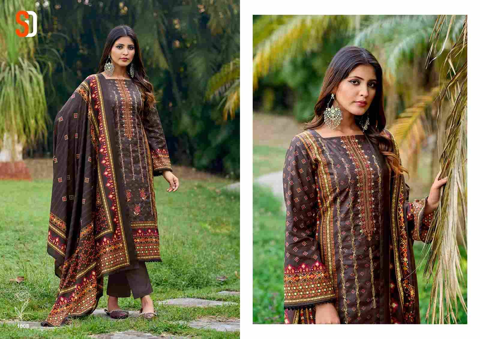 Bin Saeed Lawn Collection Vol-6 Nx By Shraddha Designer Designer Pakistani Suits Beautiful Fancy Stylish Colorful Party Wear & Occasional Wear Pure Cotton Print With Embroidery Dresses At Wholesale Price