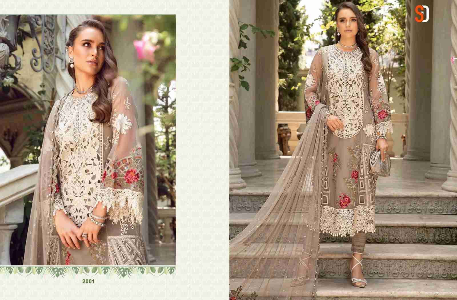 Maria.B. Vol-2 By Shraddha Designer 2001 To 2006 Series Designer Pakistani Suits Beautiful Stylish Fancy Colorful Party Wear & Occasional Wear Pure Cotton Embroidered Dresses At Wholesale Price