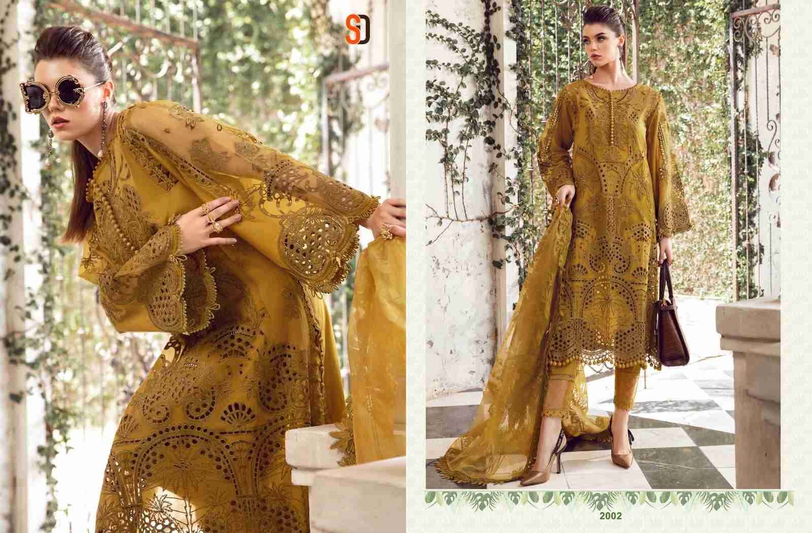 Maria.B. Vol-2 By Shraddha Designer 2001 To 2006 Series Designer Pakistani Suits Beautiful Stylish Fancy Colorful Party Wear & Occasional Wear Pure Cotton Embroidered Dresses At Wholesale Price