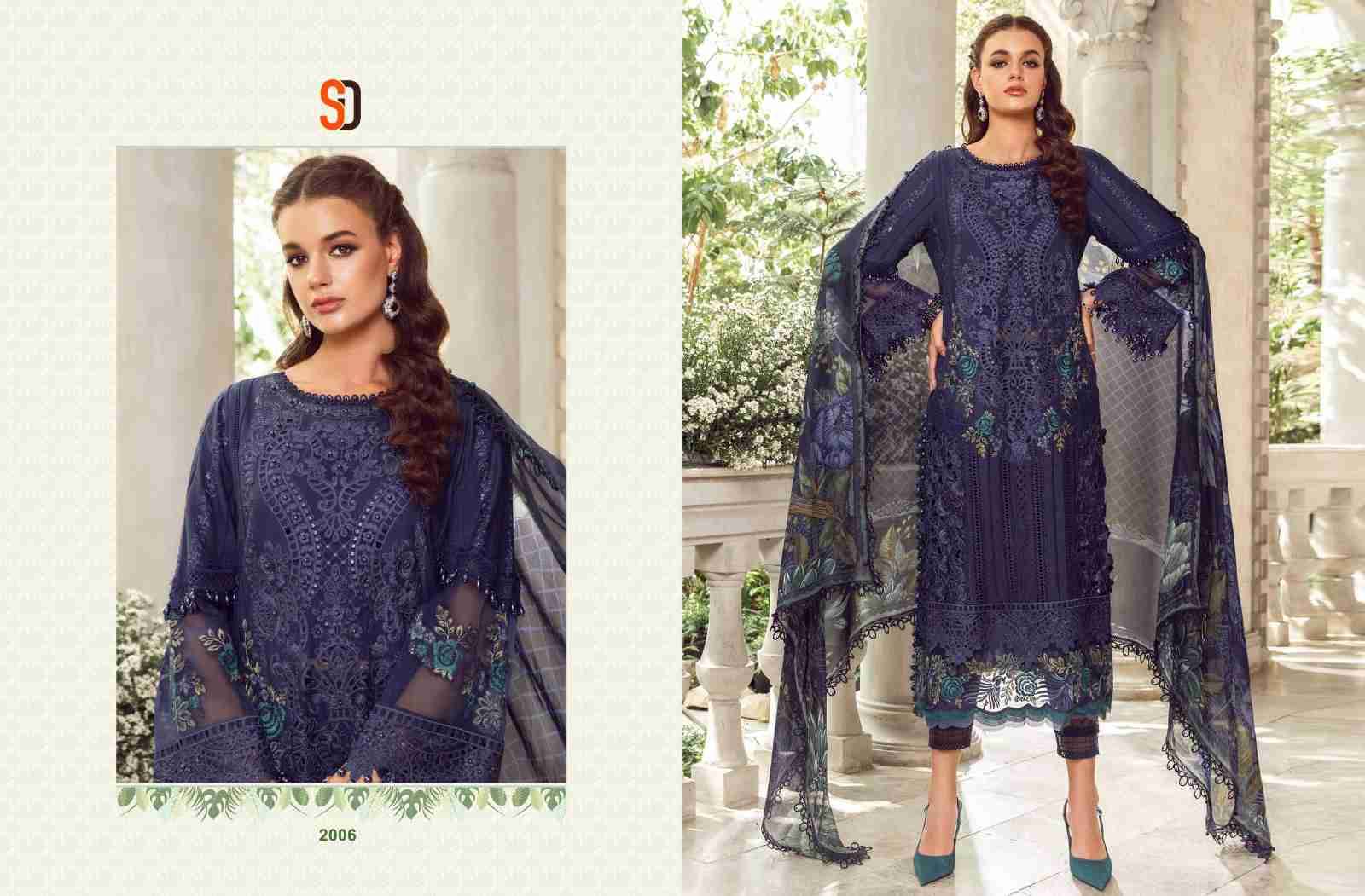 Maria.B. Vol-2 By Shraddha Designer 2001 To 2006 Series Designer Pakistani Suits Beautiful Stylish Fancy Colorful Party Wear & Occasional Wear Pure Cotton Embroidered Dresses At Wholesale Price