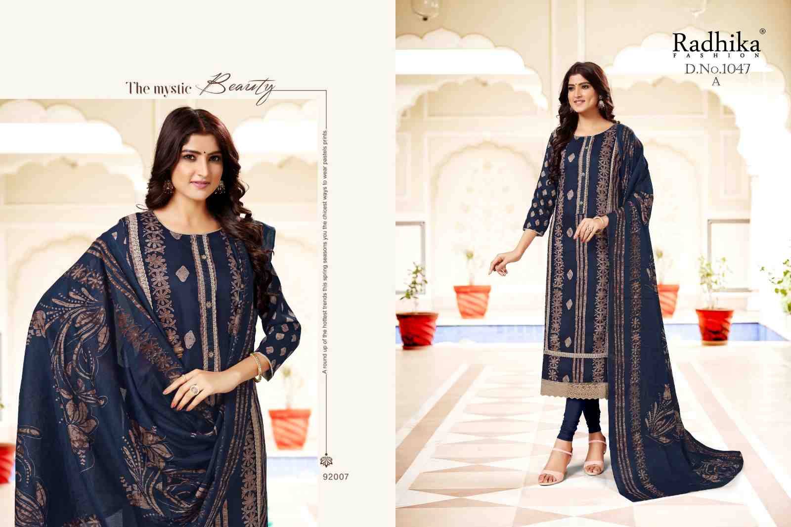 Rocket By Radhika Fashion 1047-A To 1047-D Series Beautiful Festive Suits Stylish Fancy Colorful Casual Wear & Ethnic Wear Jam Cotton Print Dresses At Wholesale Price