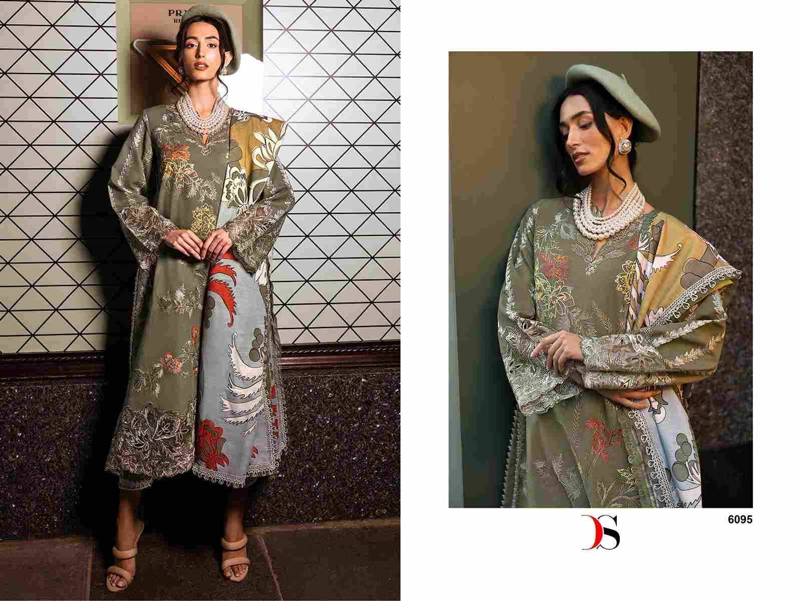 Mush-Q Vol-3 By Deepsy Suits 6091 To 6095 Series Designer Pakistani Suits Beautiful Stylish Fancy Colorful Party Wear & Occasional Wear Pure Cotton Dresses At Wholesale Price