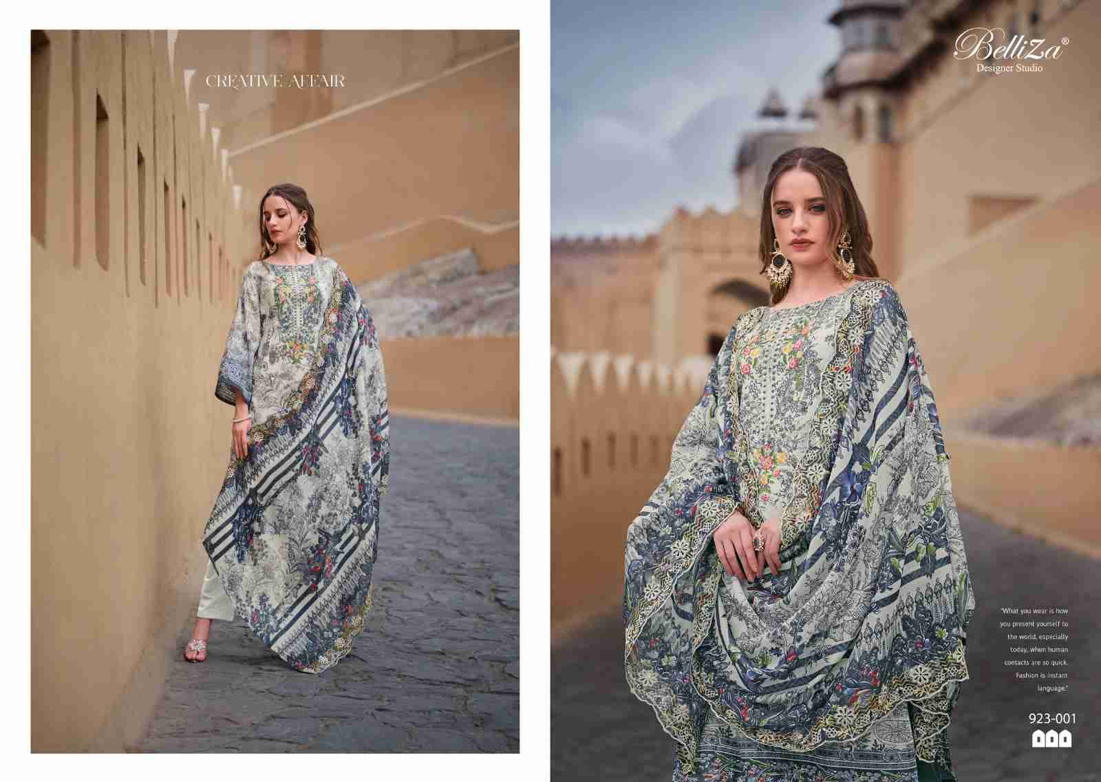 Guzarish Vol-10 By Belliza 923-001 To 923-008 Series Beautiful Stylish Festive Suits Fancy Colorful Casual Wear & Ethnic Wear & Ready To Wear Pure Cotton Digital Print Dresses At Wholesale Price