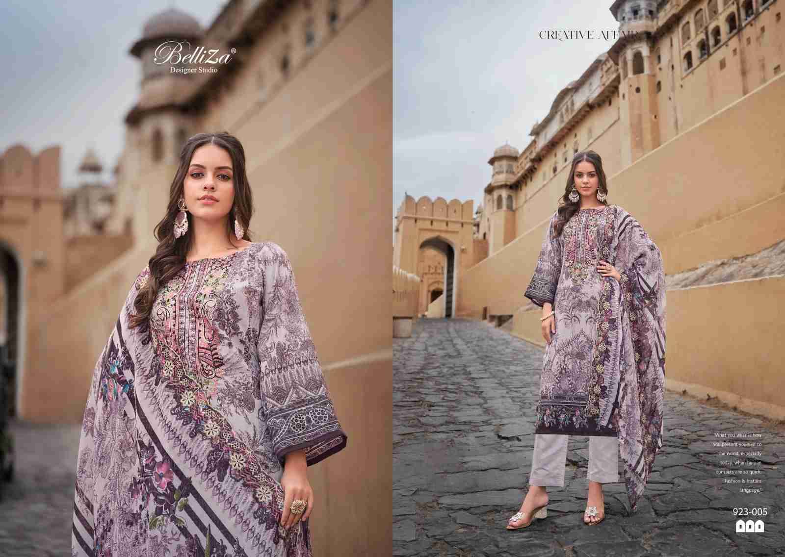 Guzarish Vol-10 By Belliza 923-001 To 923-008 Series Beautiful Stylish Festive Suits Fancy Colorful Casual Wear & Ethnic Wear & Ready To Wear Pure Cotton Digital Print Dresses At Wholesale Price