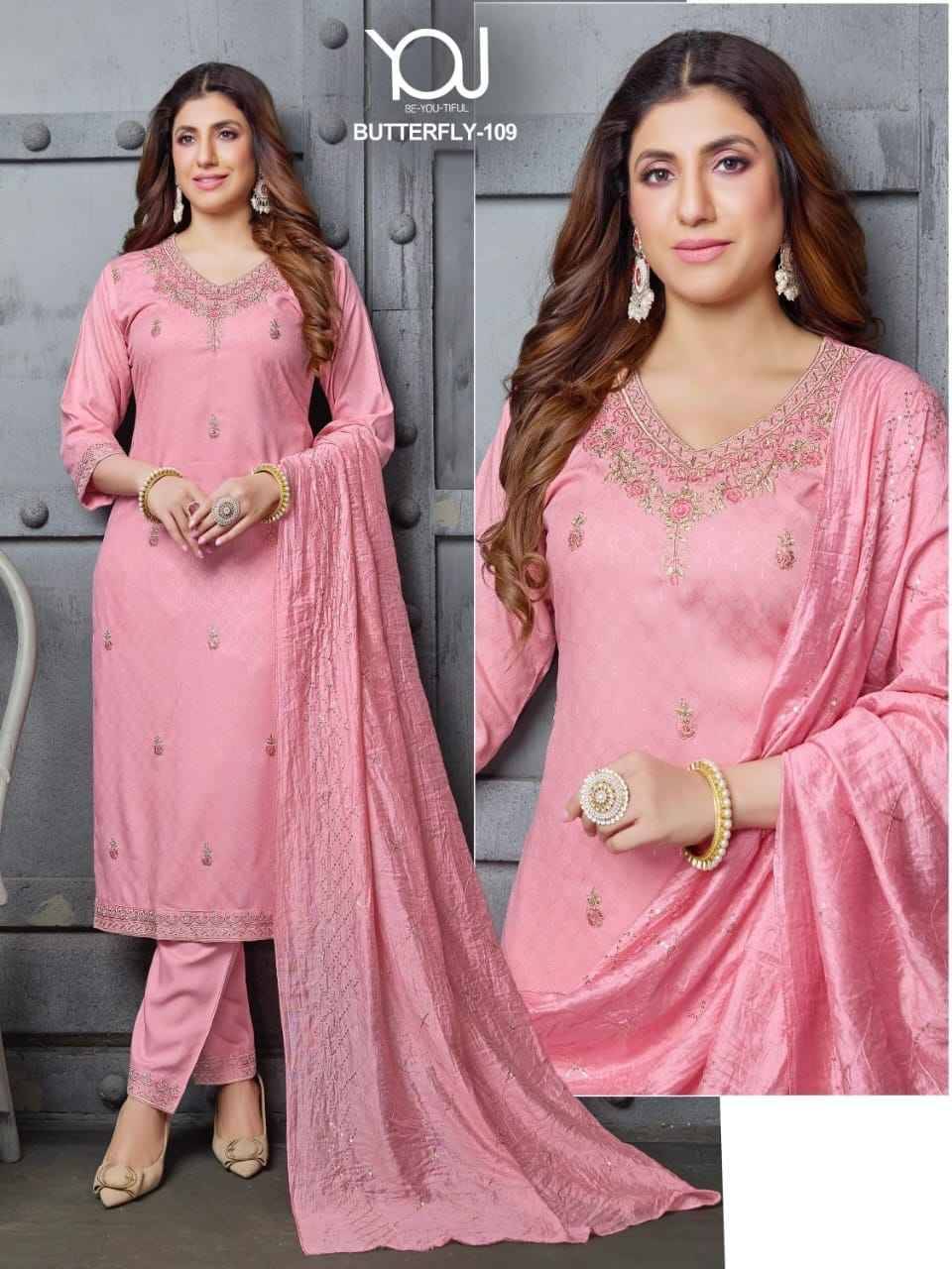 Butterfly By You 107 To 119 Series Beautiful Stylish Festive Suits Fancy Colorful Casual Wear & Ethnic Wear & Ready To Wear Rayon Dresses At Wholesale Price