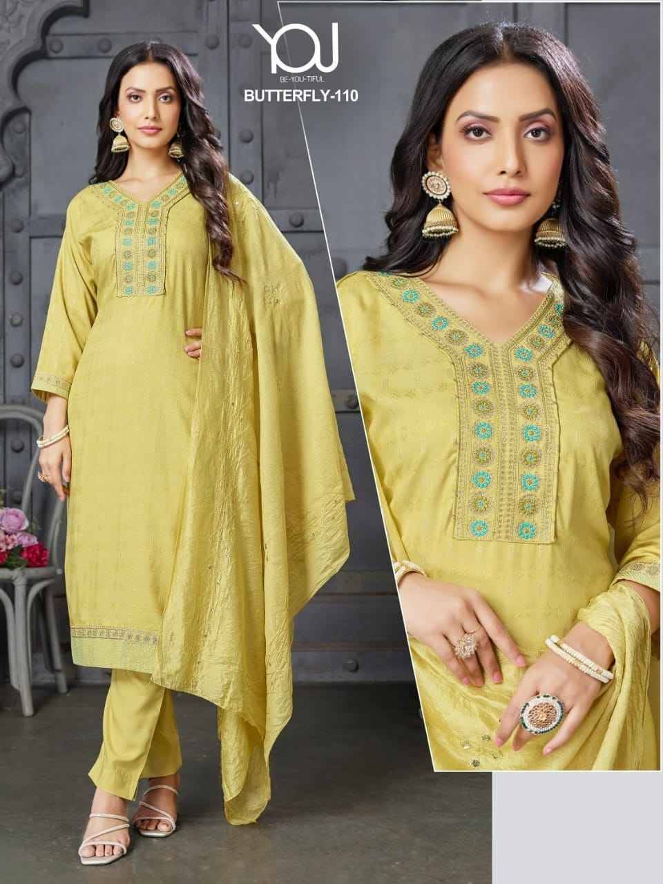 Butterfly By You 107 To 119 Series Beautiful Stylish Festive Suits Fancy Colorful Casual Wear & Ethnic Wear & Ready To Wear Rayon Dresses At Wholesale Price