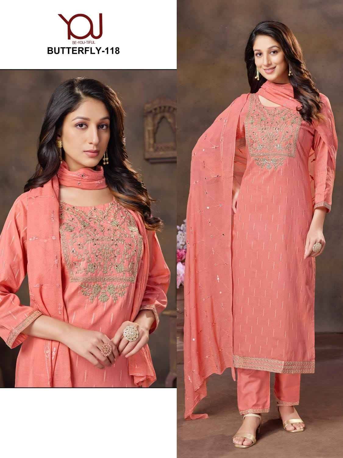 Butterfly By You 107 To 119 Series Beautiful Stylish Festive Suits Fancy Colorful Casual Wear & Ethnic Wear & Ready To Wear Rayon Dresses At Wholesale Price