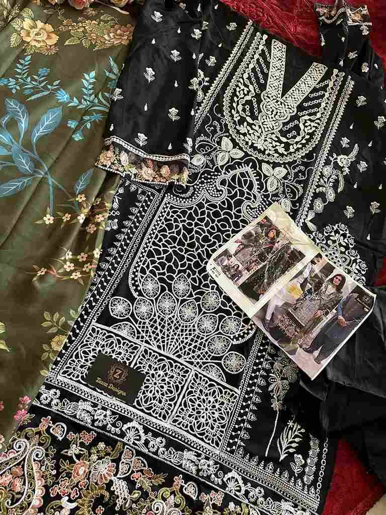 Ziaaz Designs Hit Design 587 By Ziaaz Designs Beautiful Pakistani Suits Colorful Stylish Fancy Casual Wear & Ethnic Wear Rayon Embroidered Dresses At Wholesale Price