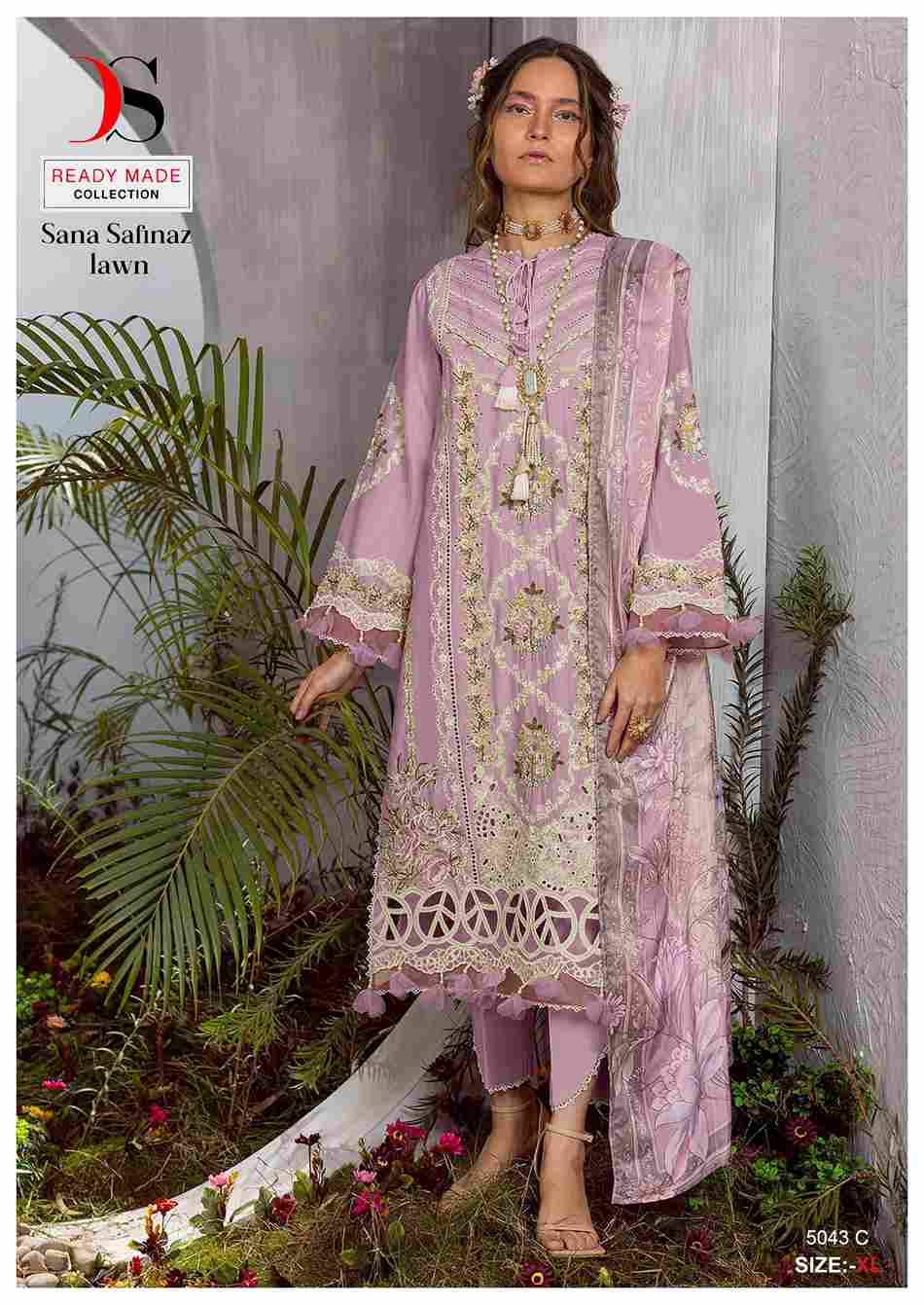 Deepsy Hit Design 5043 Colours By Deepsy Suits 5043-A To 5043-E Series Designer Pakistani Suits Beautiful Fancy Stylish Colorful Party Wear & Occasional Wear Pure Cotton With Embroidery Dresses At Wholesale Price