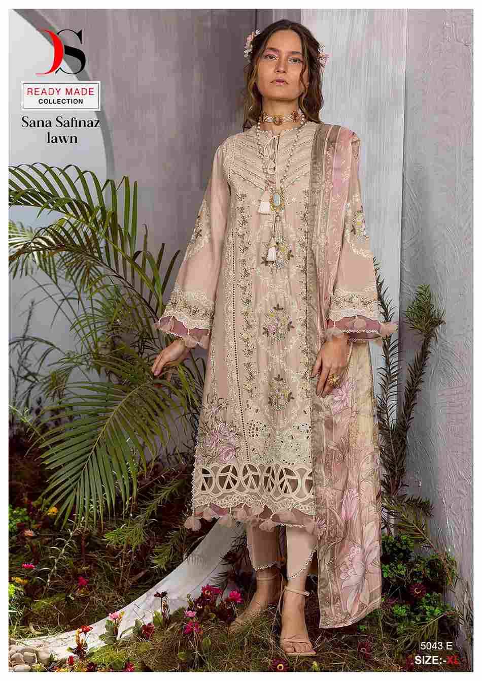 Deepsy Hit Design 5043 Colours By Deepsy Suits 5043-A To 5043-E Series Designer Pakistani Suits Beautiful Fancy Stylish Colorful Party Wear & Occasional Wear Pure Cotton With Embroidery Dresses At Wholesale Price