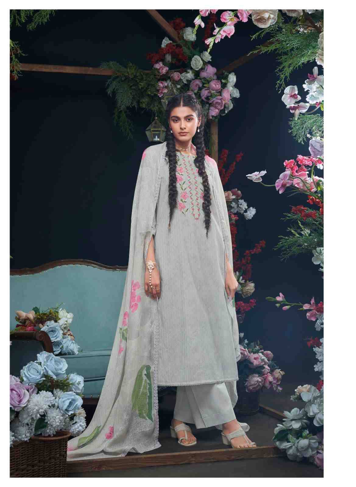 Indah By Ganga Fashion 1867 To 1872 Series Designer Festive Suits Beautiful Fancy Colorful Stylish Party Wear & Occasional Wear Pure Cotton Dresses At Wholesale Price