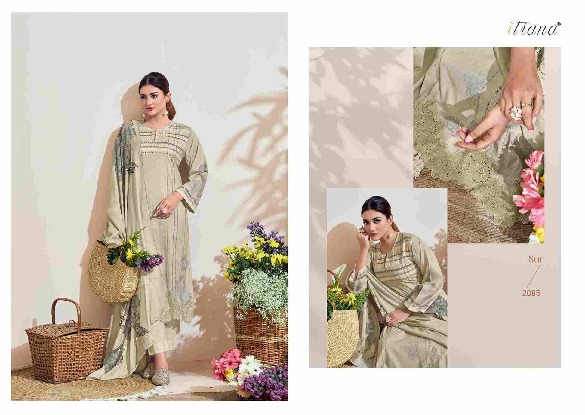 Sur By Itrana Beautiful Festive Suits Colorful Stylish Fancy Casual Wear & Ethnic Wear Pure Lawn Cotton Dresses At Wholesale Price