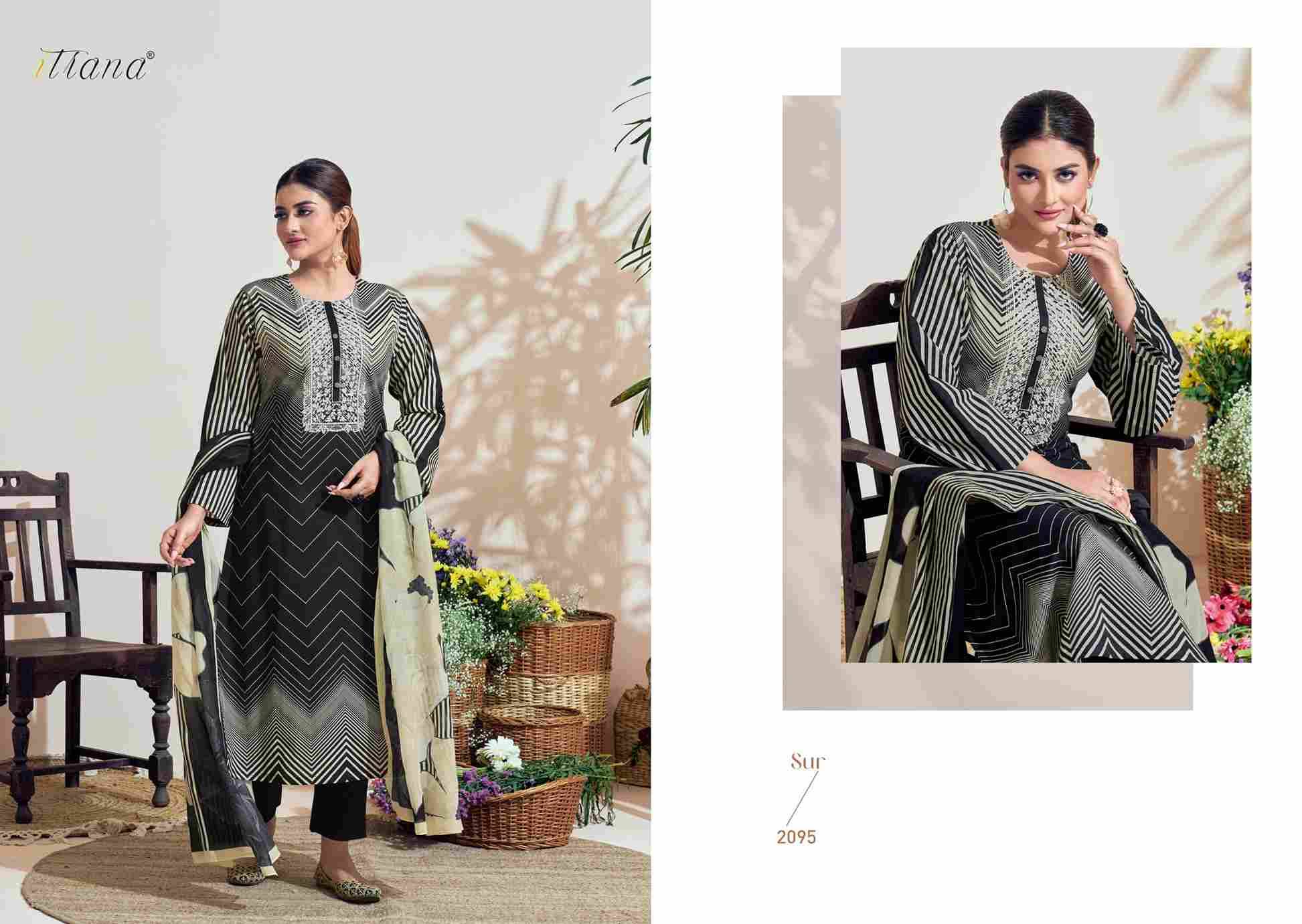 Sur By Itrana Beautiful Festive Suits Colorful Stylish Fancy Casual Wear & Ethnic Wear Pure Lawn Cotton Dresses At Wholesale Price