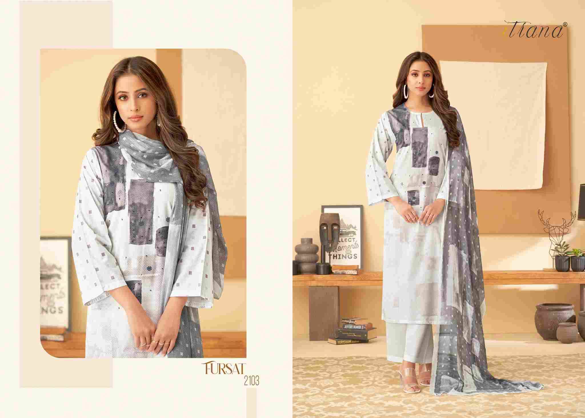 Fursat By Itrana Beautiful Festive Suits Colorful Stylish Fancy Casual Wear & Ethnic Wear Pure Lawn Cotton Dresses At Wholesale Price