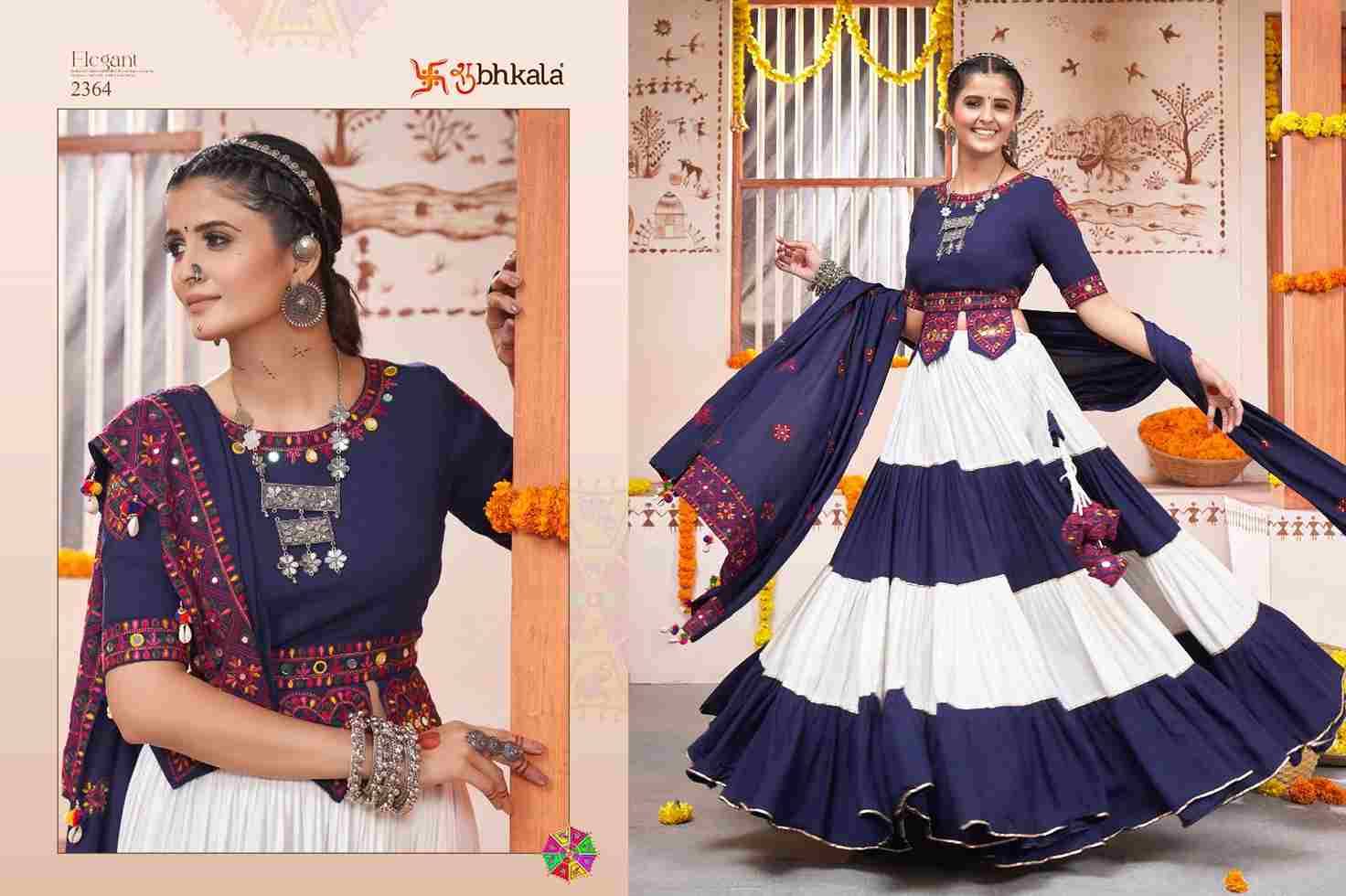 Raas Vol-10 By Shubhkala 2361 To 2367 Series Bridal Wear Collection Beautiful Stylish Colorful Fancy Party Wear & Occasional Wear Rayon/Viscose Rayon Lehengas At Wholesale Price