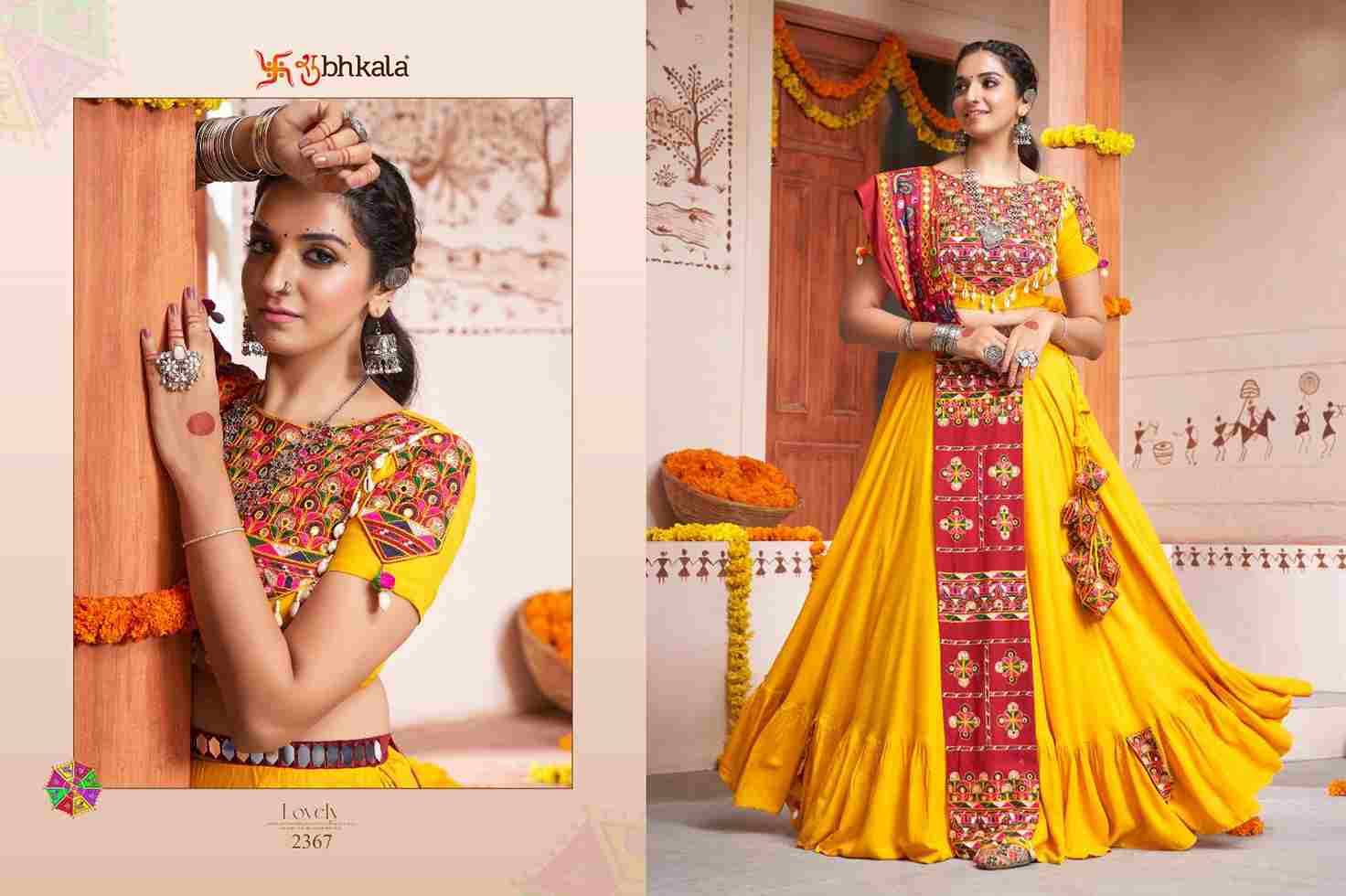 Raas Vol-10 By Shubhkala 2361 To 2367 Series Bridal Wear Collection Beautiful Stylish Colorful Fancy Party Wear & Occasional Wear Rayon/Viscose Rayon Lehengas At Wholesale Price