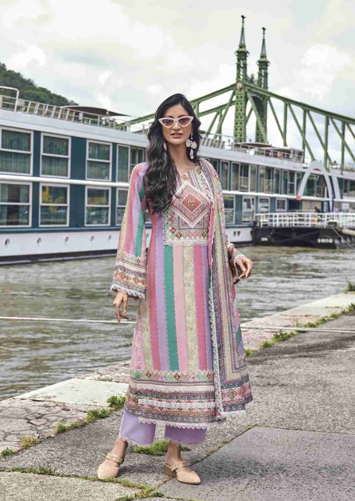 Azaa By The Hermitage Shop 9000 To 9005 Series Beautiful Festive Suits Stylish Fancy Colorful Casual Wear & Ethnic Wear Pure Cotton Print Dresses At Wholesale Price