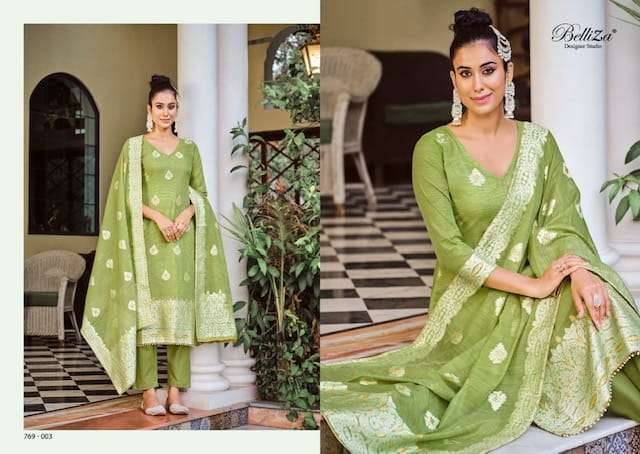 Zeenat By Belliza 769-001 To 769-006 Series Beautiful Stylish Festive Suits Fancy Colorful Casual Wear & Ethnic Wear & Ready To Wear Pure Cotton Digital Print Dresses At Wholesale Price