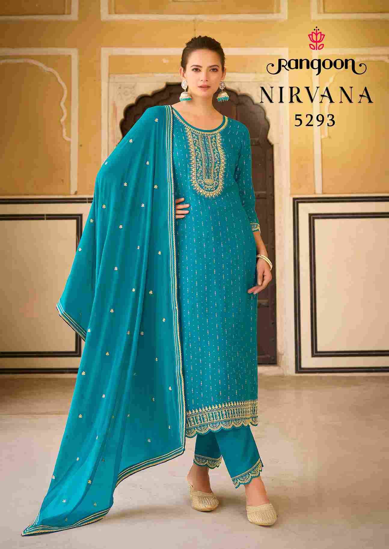 Nirvana By Rangoon 5291 To 5294 Series Beautiful Festive Suits Colorful Stylish Fancy Casual Wear & Ethnic Wear Rayon Print Dresses At Wholesale Price