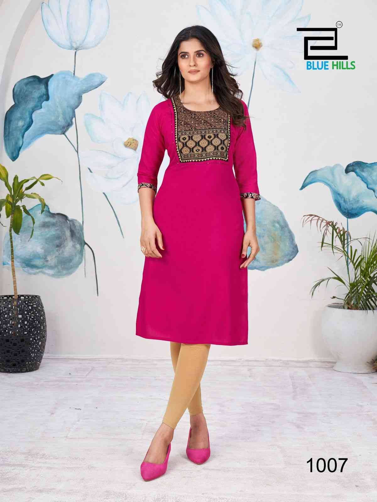 Cadbury By Blue Hills 1001 To 1008 Series Designer Stylish Fancy Colorful Beautiful Party Wear & Ethnic Wear Collection Heavy Rayon Kurtis At Wholesale Price