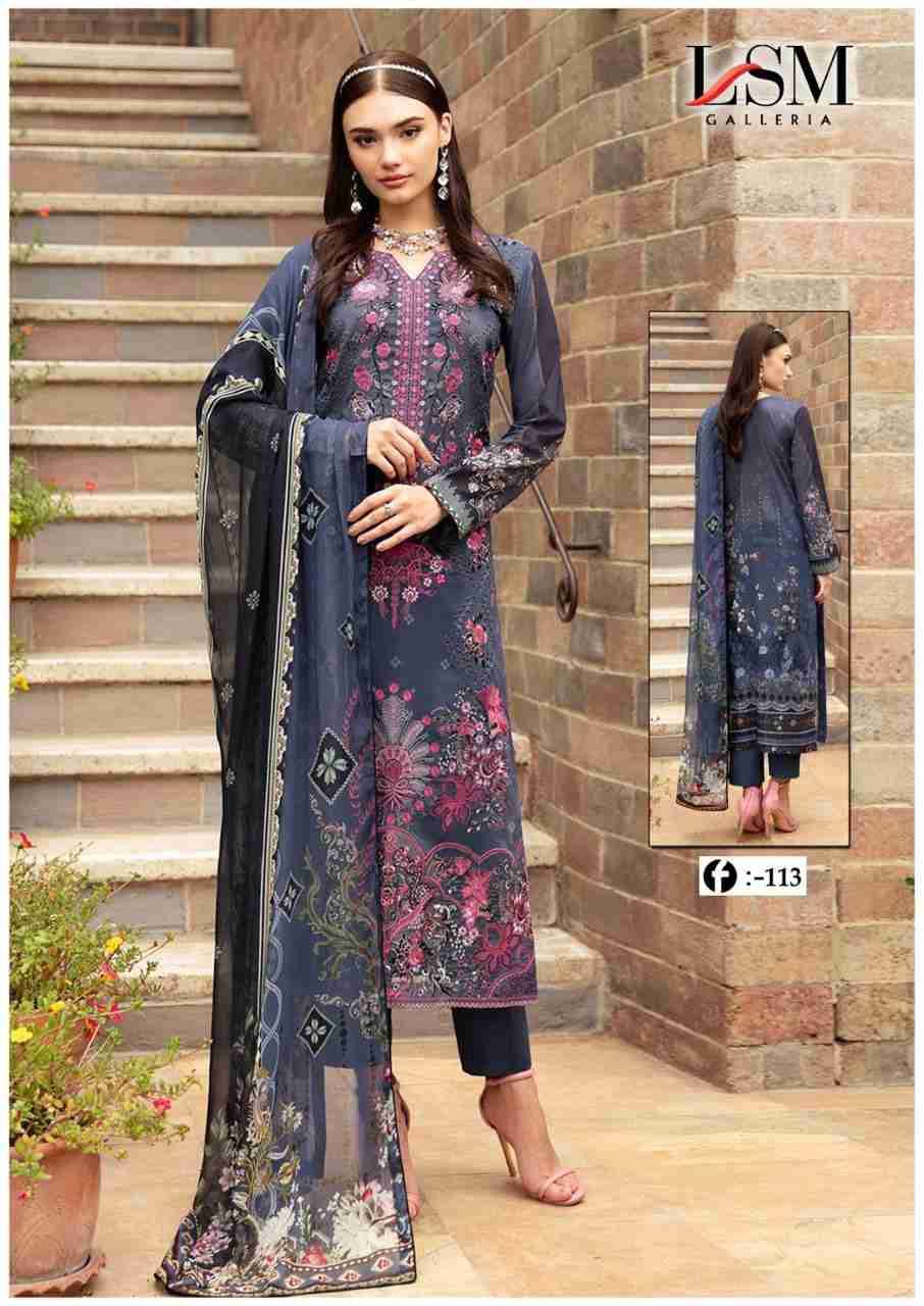 Firdous Queen Vol-11 By Lsm Galleria 111 To 116 Series Beautiful Stylish Festive Suits Fancy Colorful Casual Wear & Ethnic Wear & Ready To Wear Pure Lawn Print Dresses At Wholesale Price